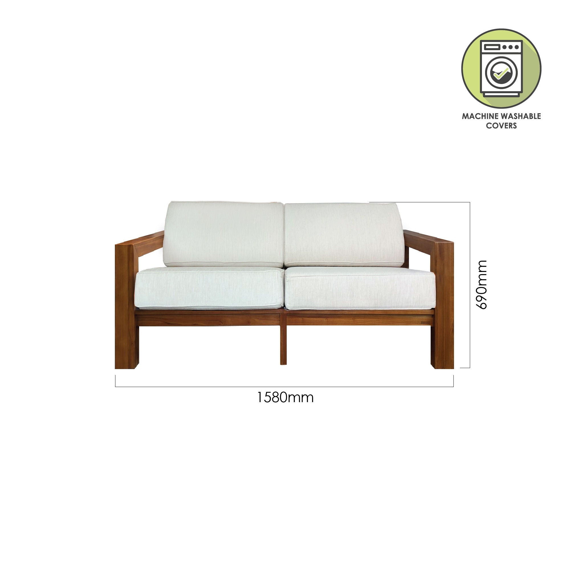KULLAN SOFA 2 SEATER