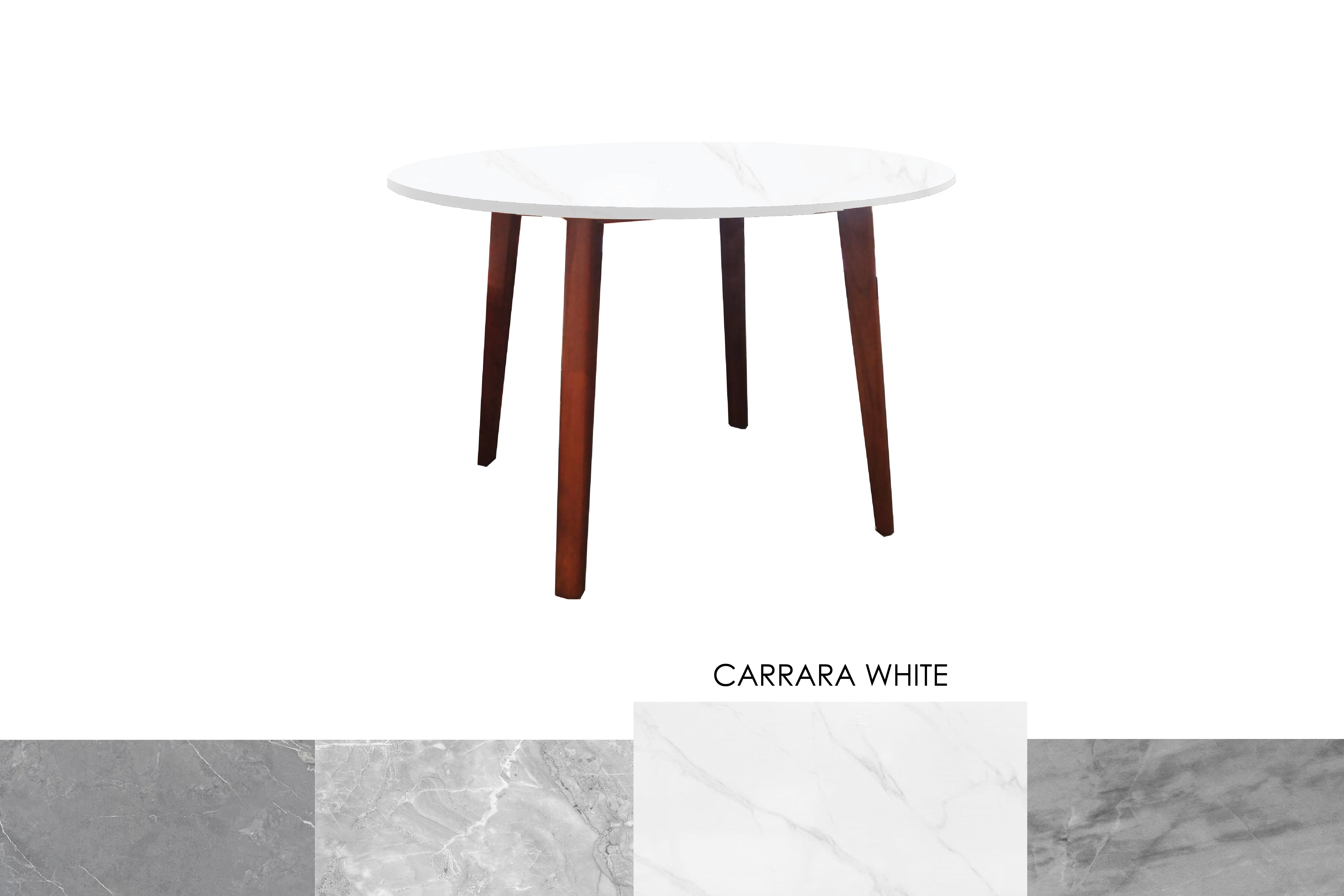 NORDSTEN 110CM SINTERED STONE ROUND DINING TABLE