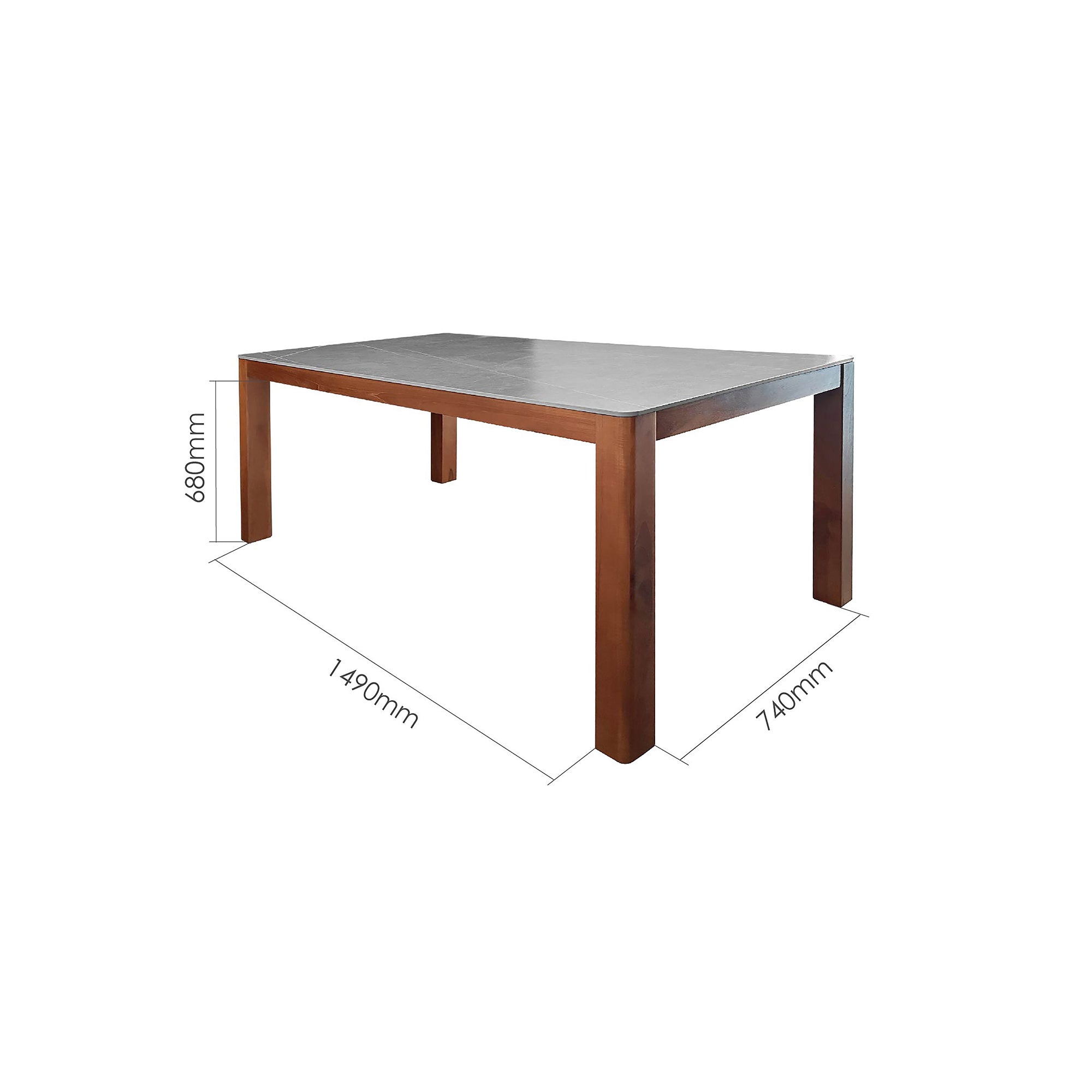 STEIN 165CM SINTERED STONE DINING TABLE