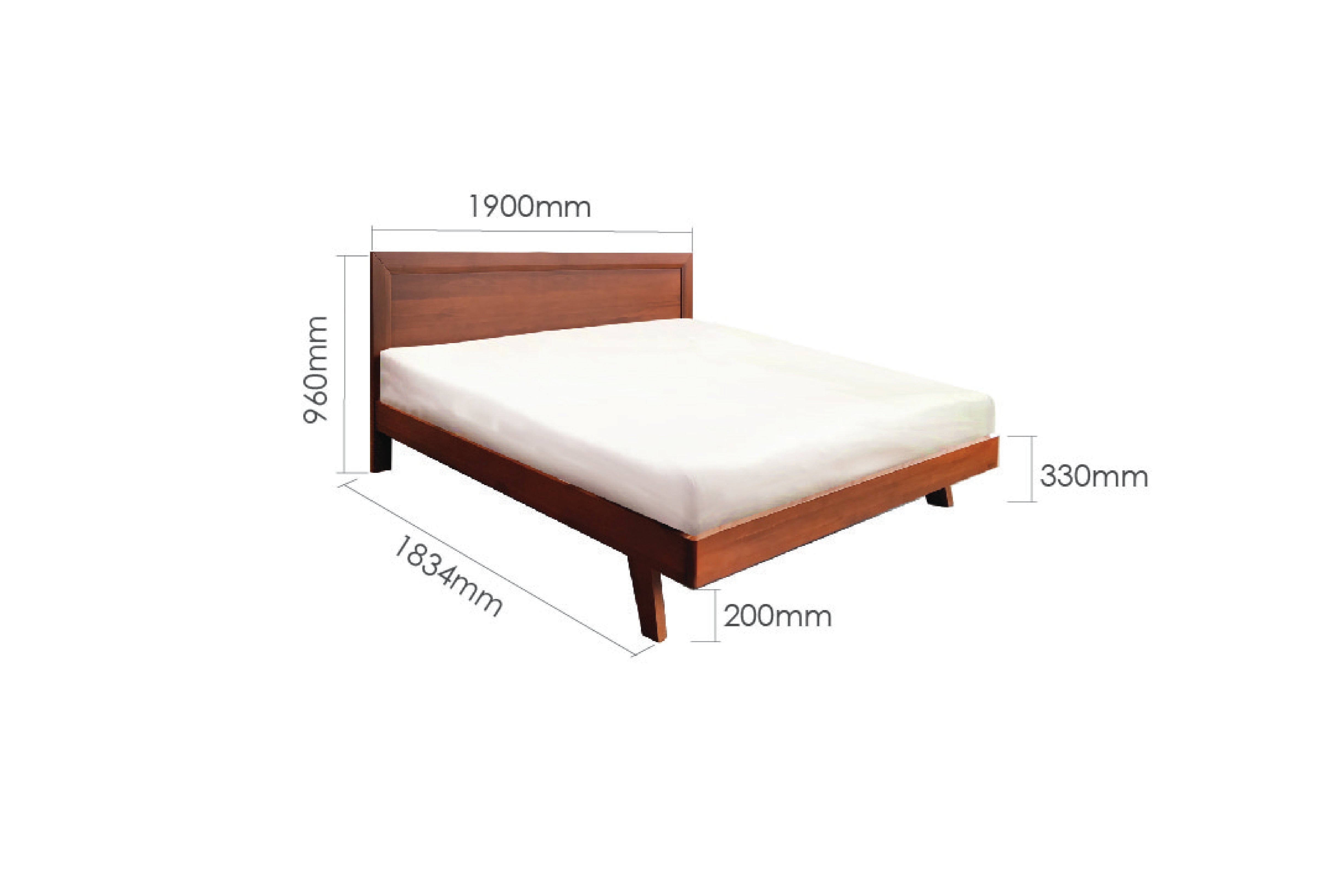 KLASS 6FT KING BED FRAME