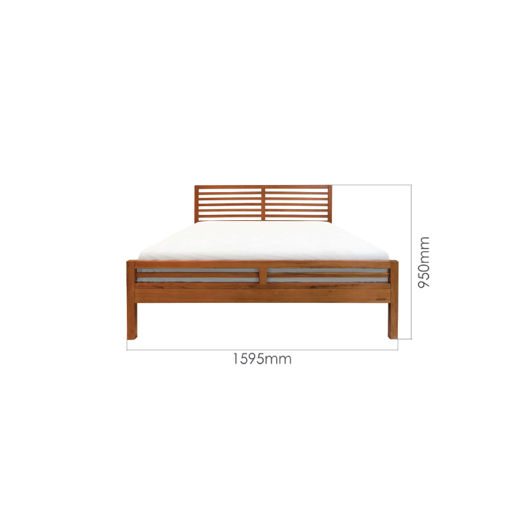 ENKEL 5FT QUEEN BED FRAME
