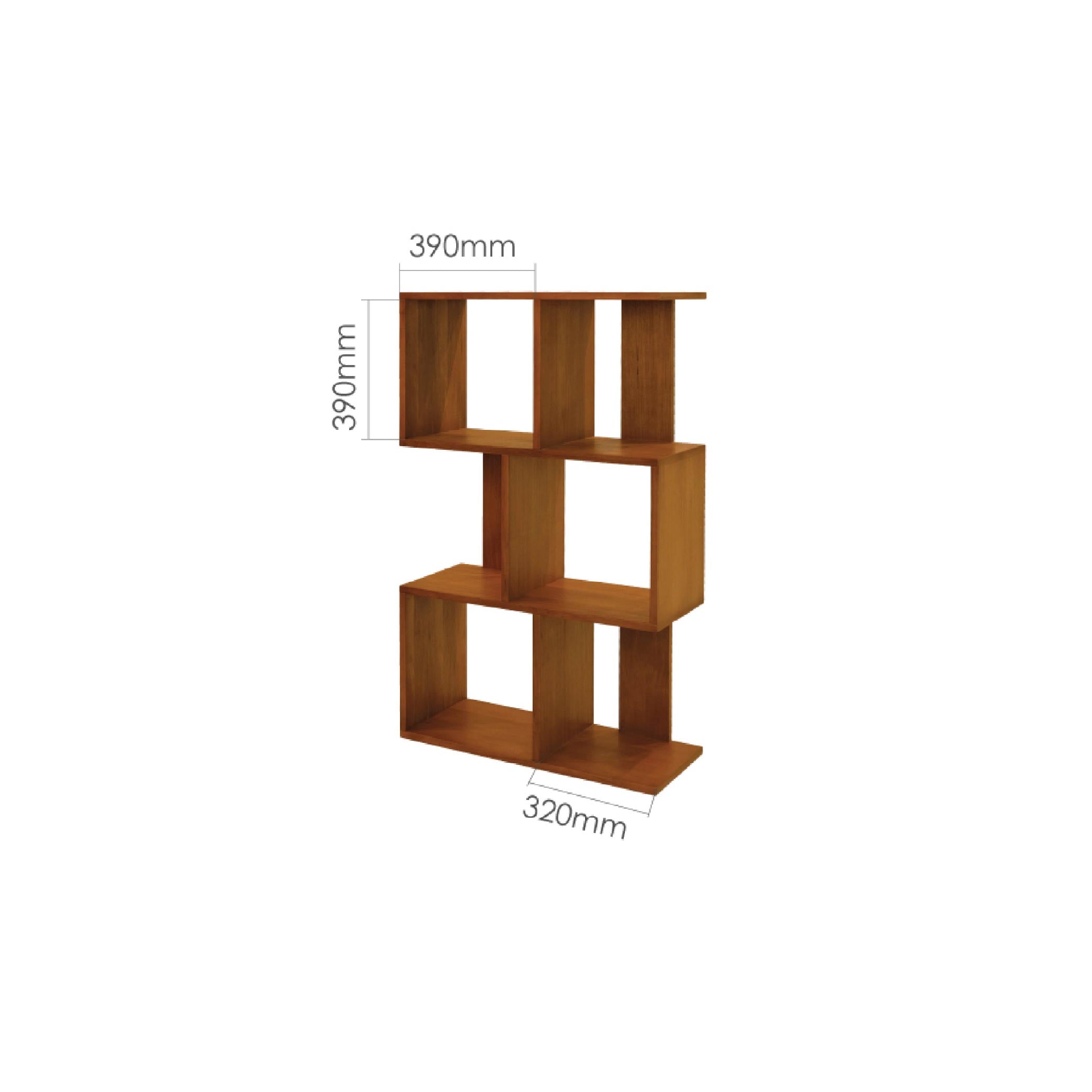 STIGA 3-TIER BOOKCASE