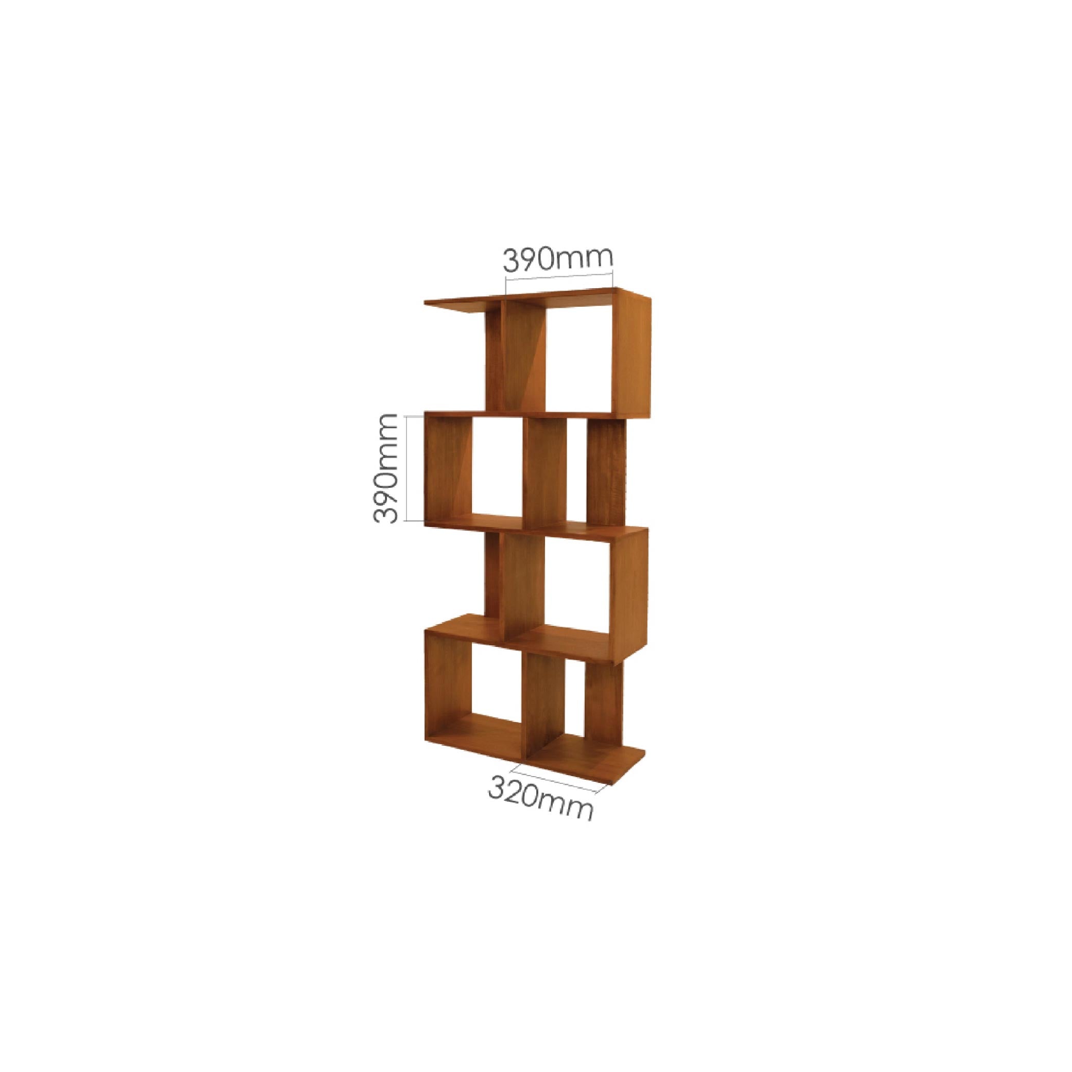 STIGA 4-TIER BOOKCASE