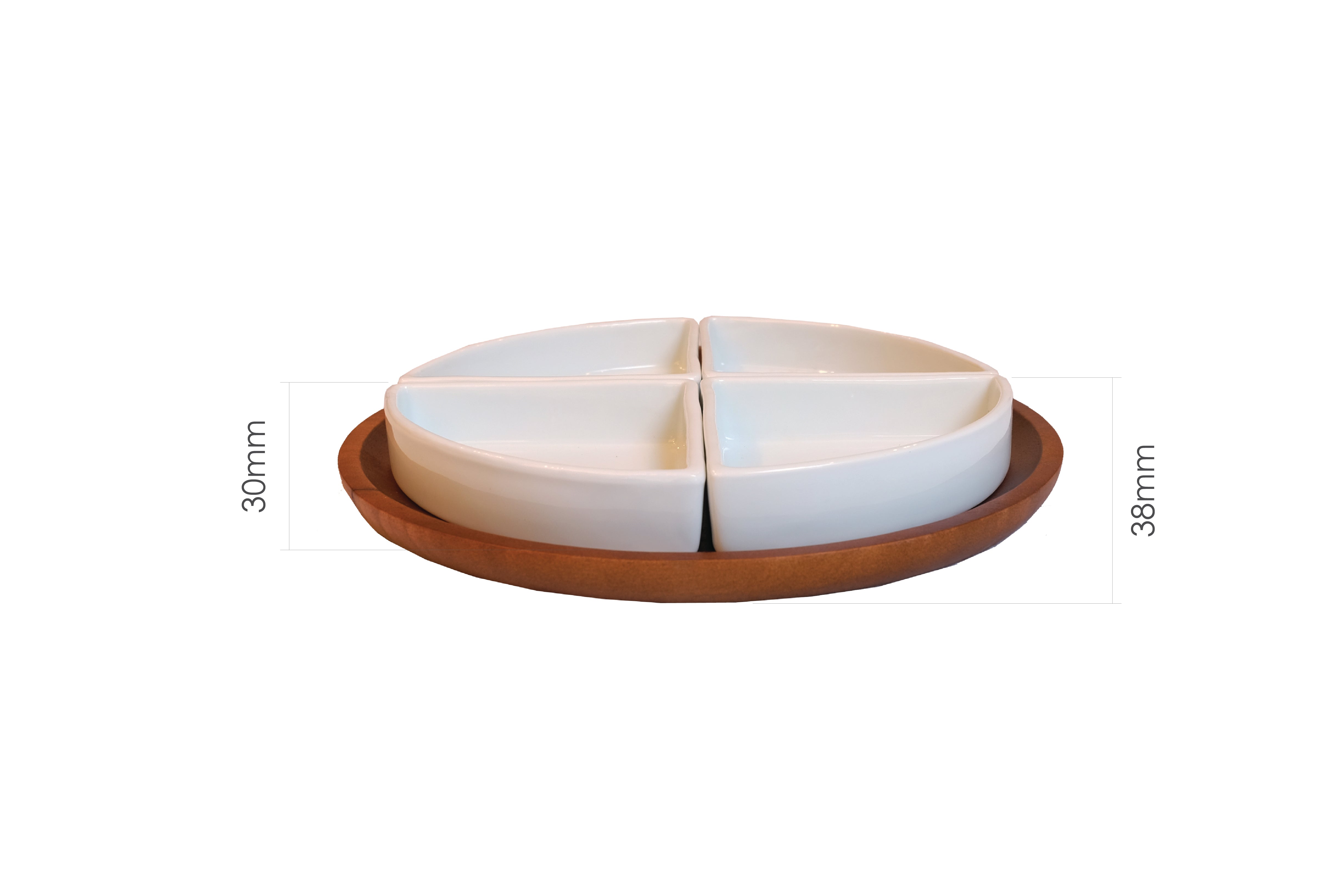 ROUND CHIP & DIP SERVER