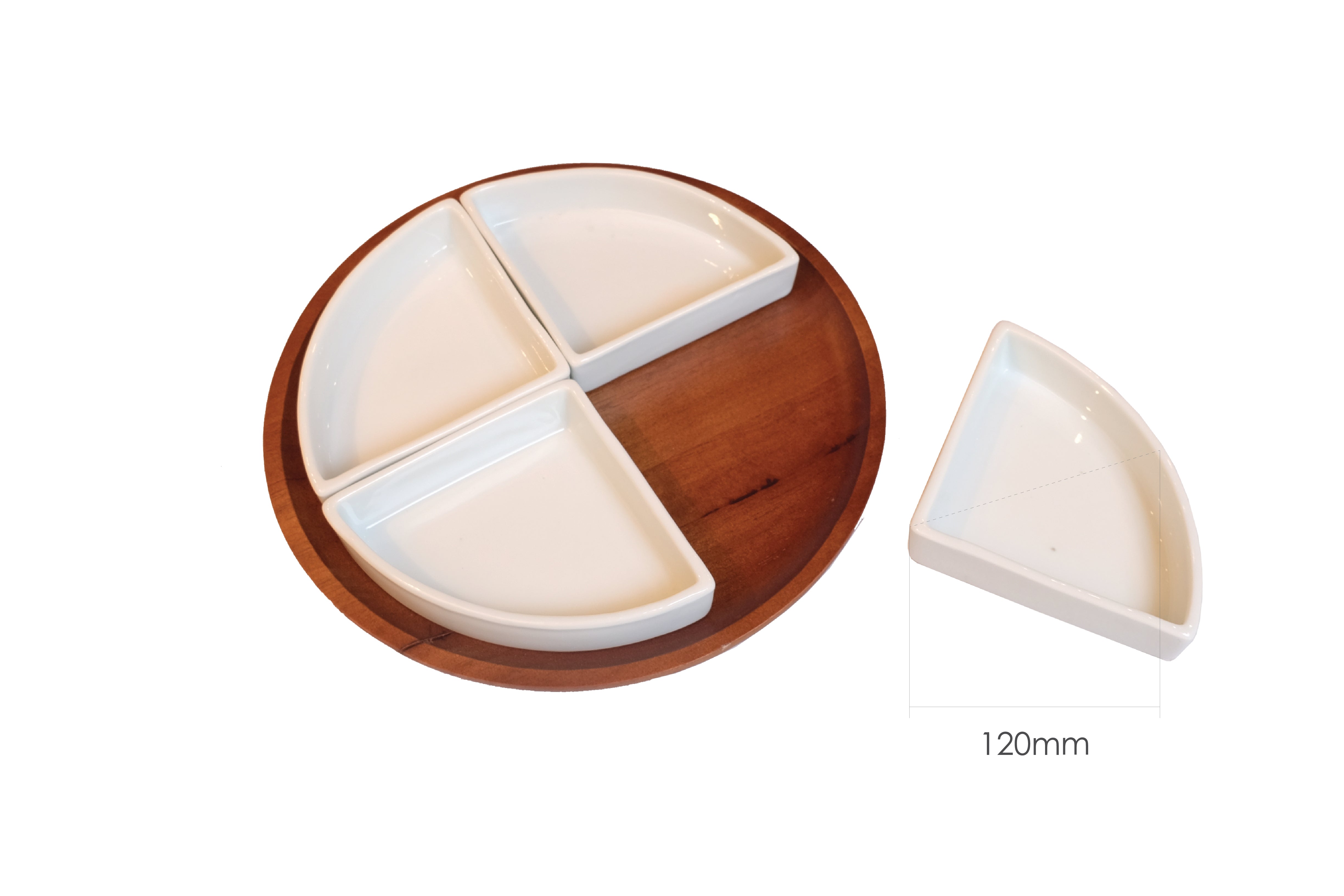 ROUND CHIP & DIP SERVER