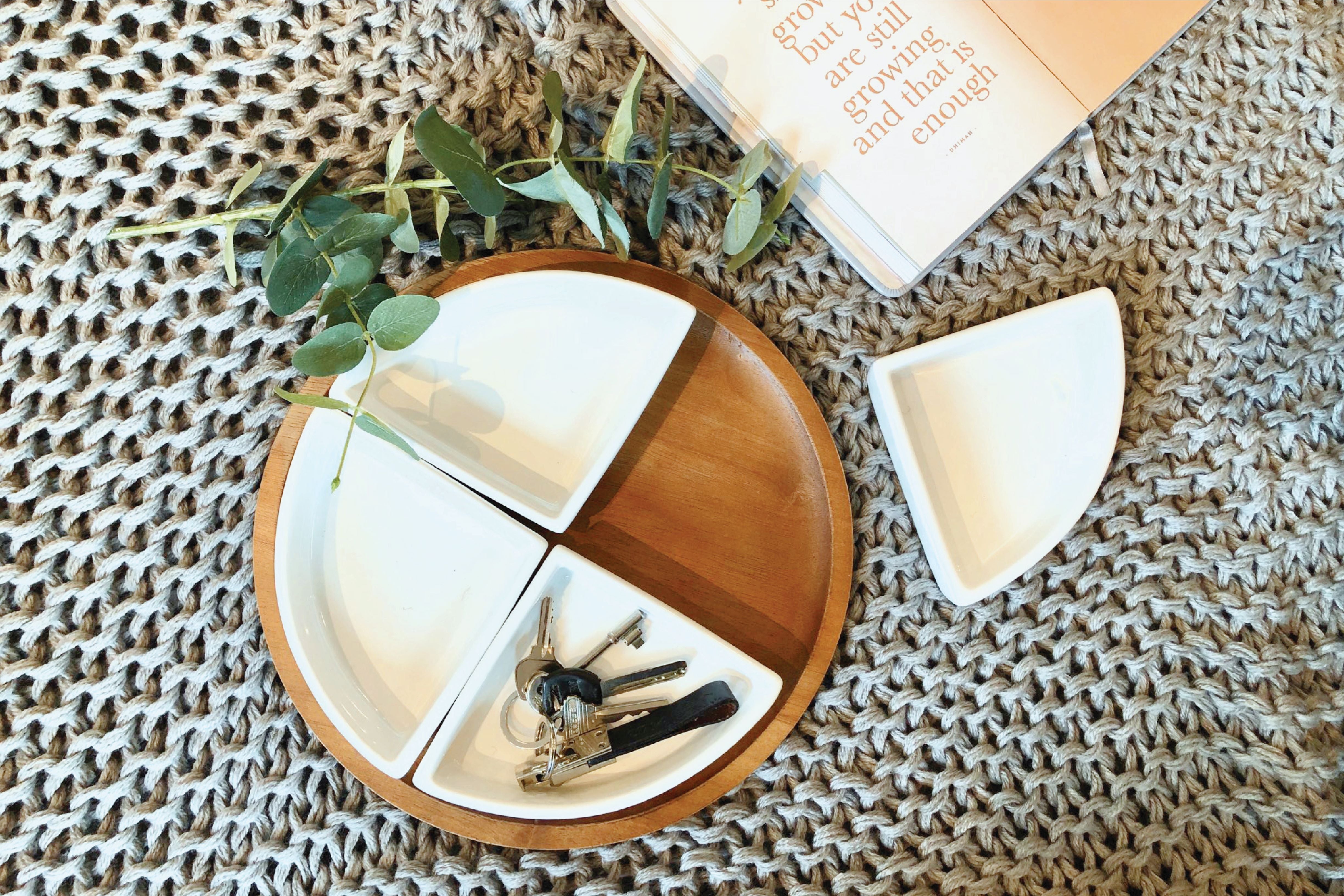 ROUND CHIP & DIP SERVER