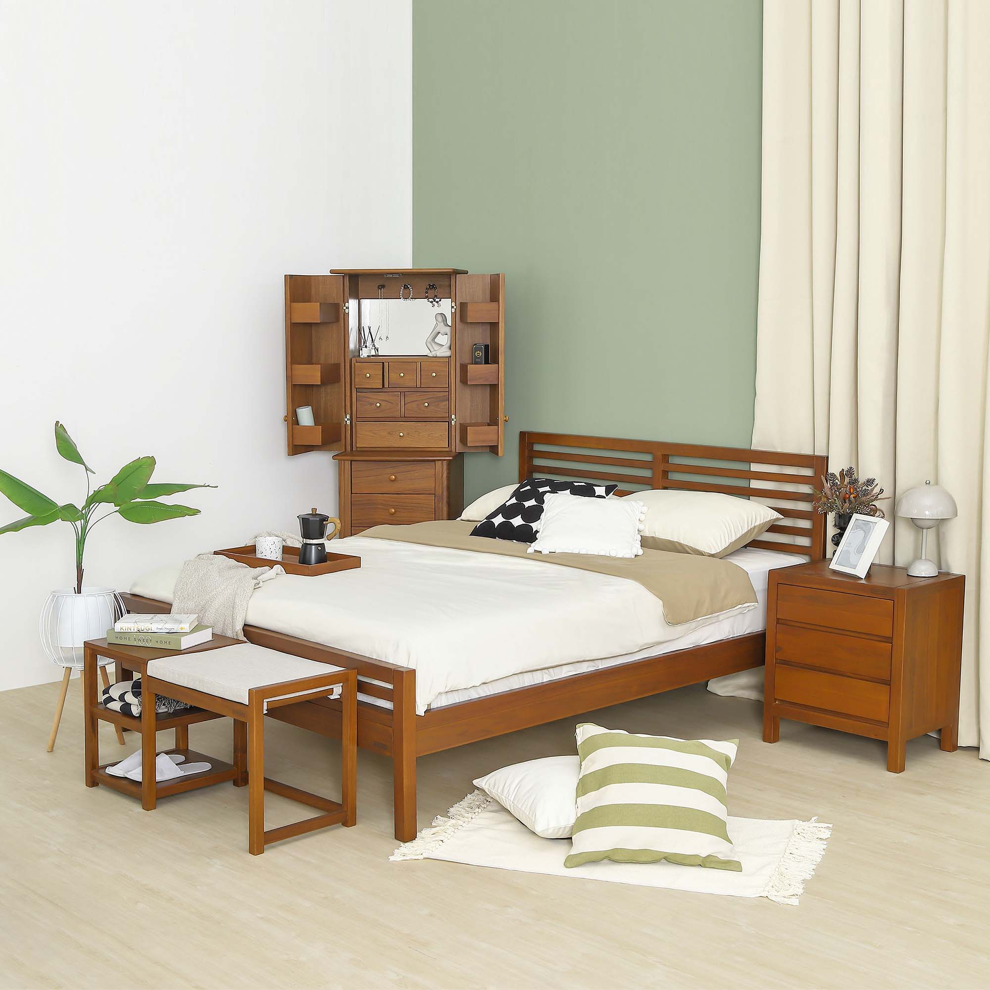 ENKEL 5FT QUEEN BED FRAME