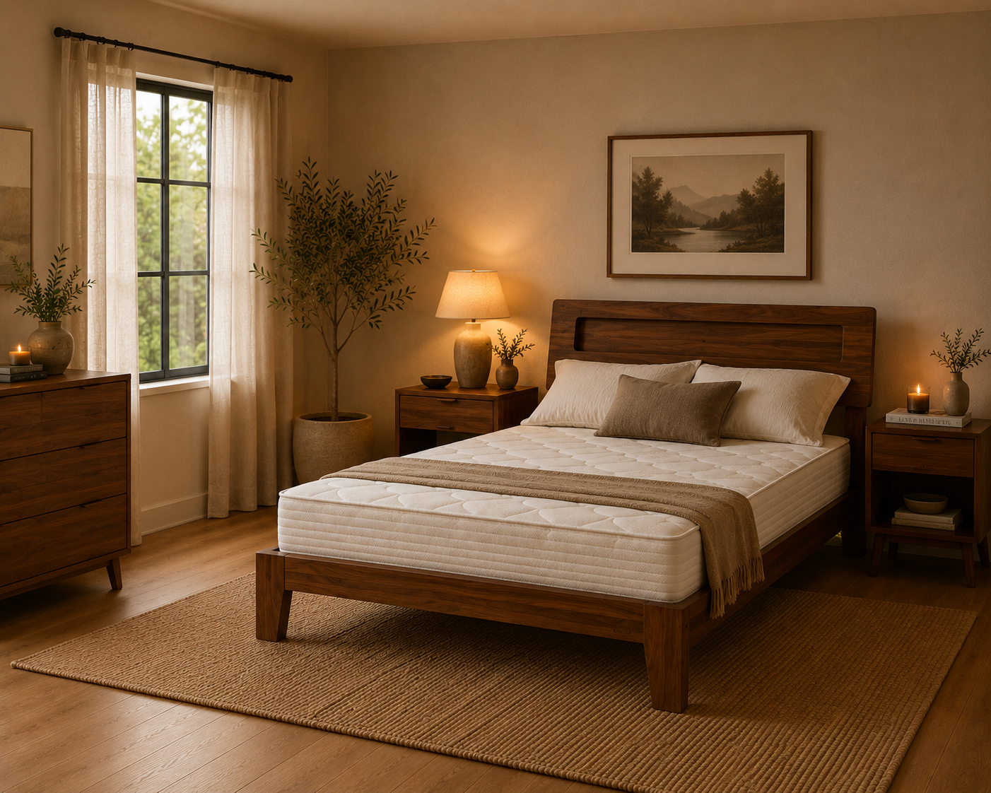 LUNNA 6FT SUPER SINGLE BED FRAME
