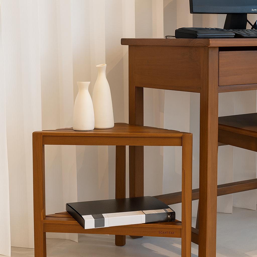 TEREA 2-TIER SHELF | Shelf - Living - Scanteak Singapore