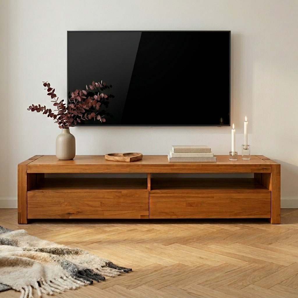 ATHOS 150CM TV SIDEBOARD | TV Sideboard - Living - Scanteak Singapore