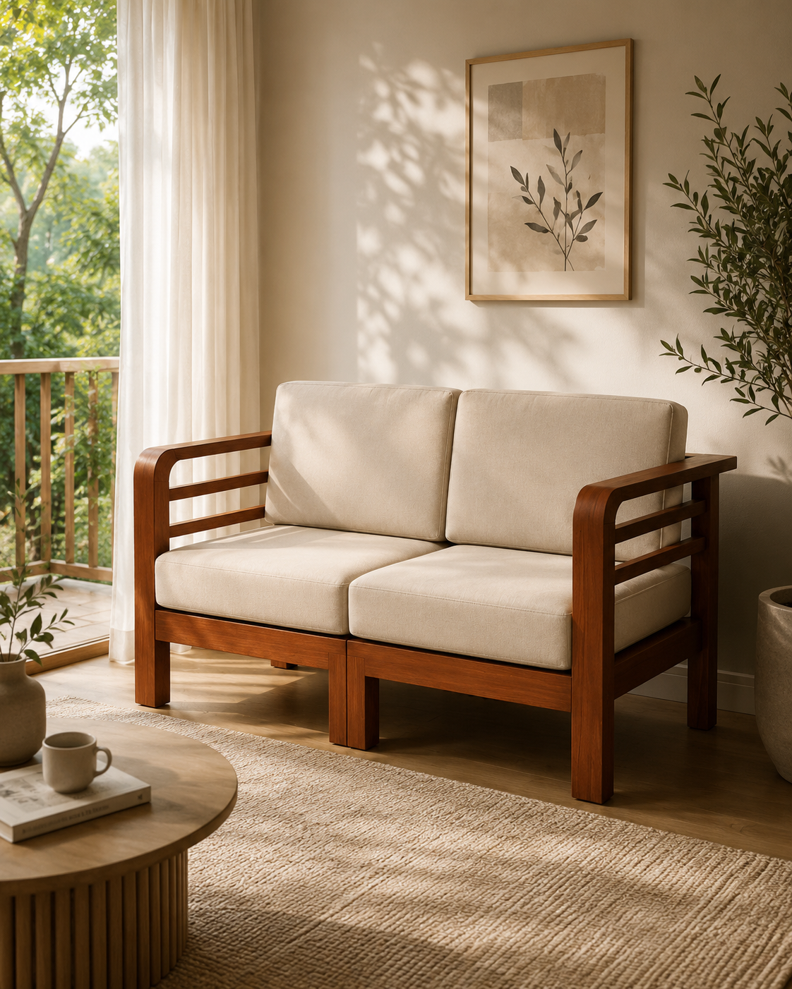 RUNDAL 2-SEATER SOFA