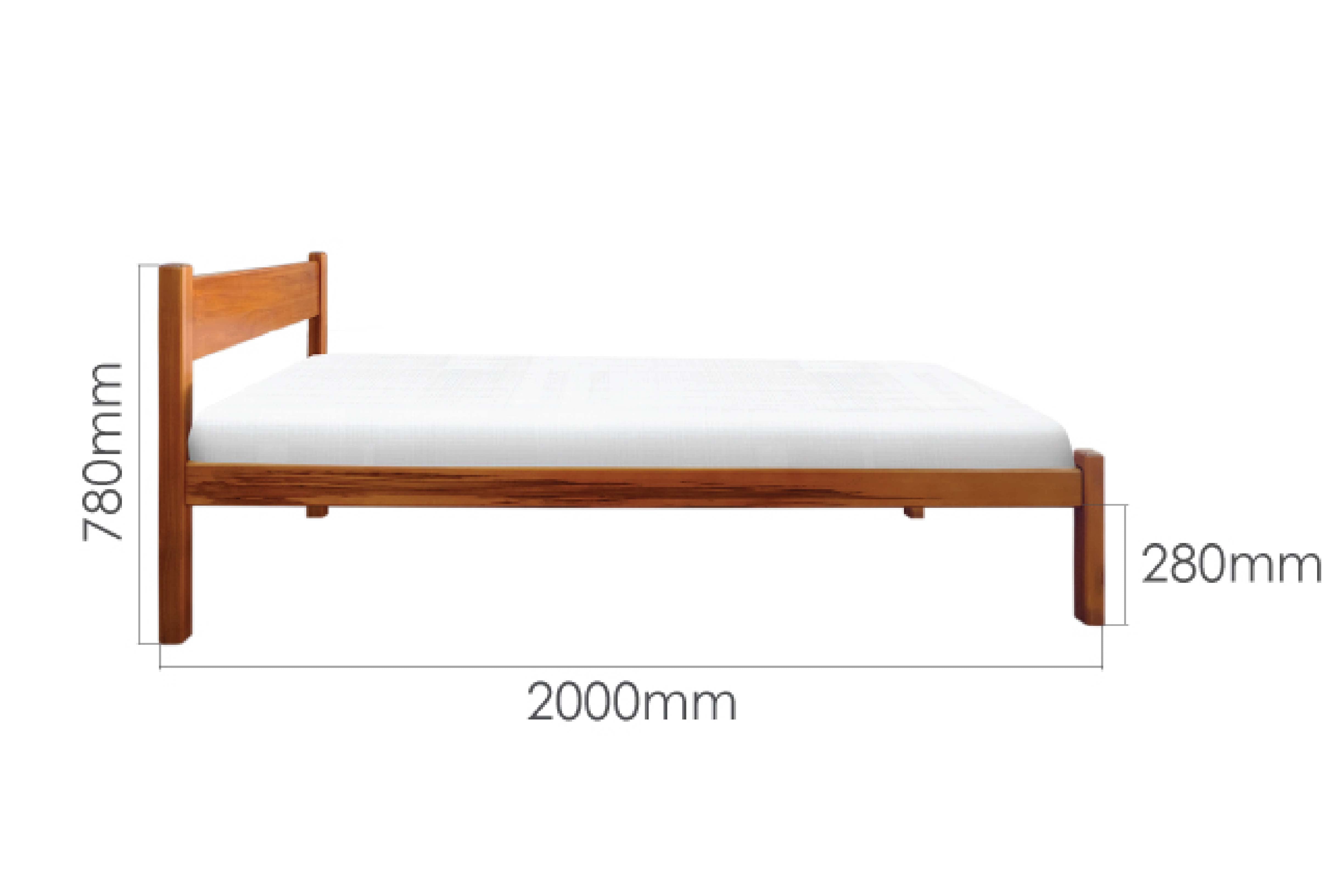 RINGA 3FT SINGLE BED FRAME