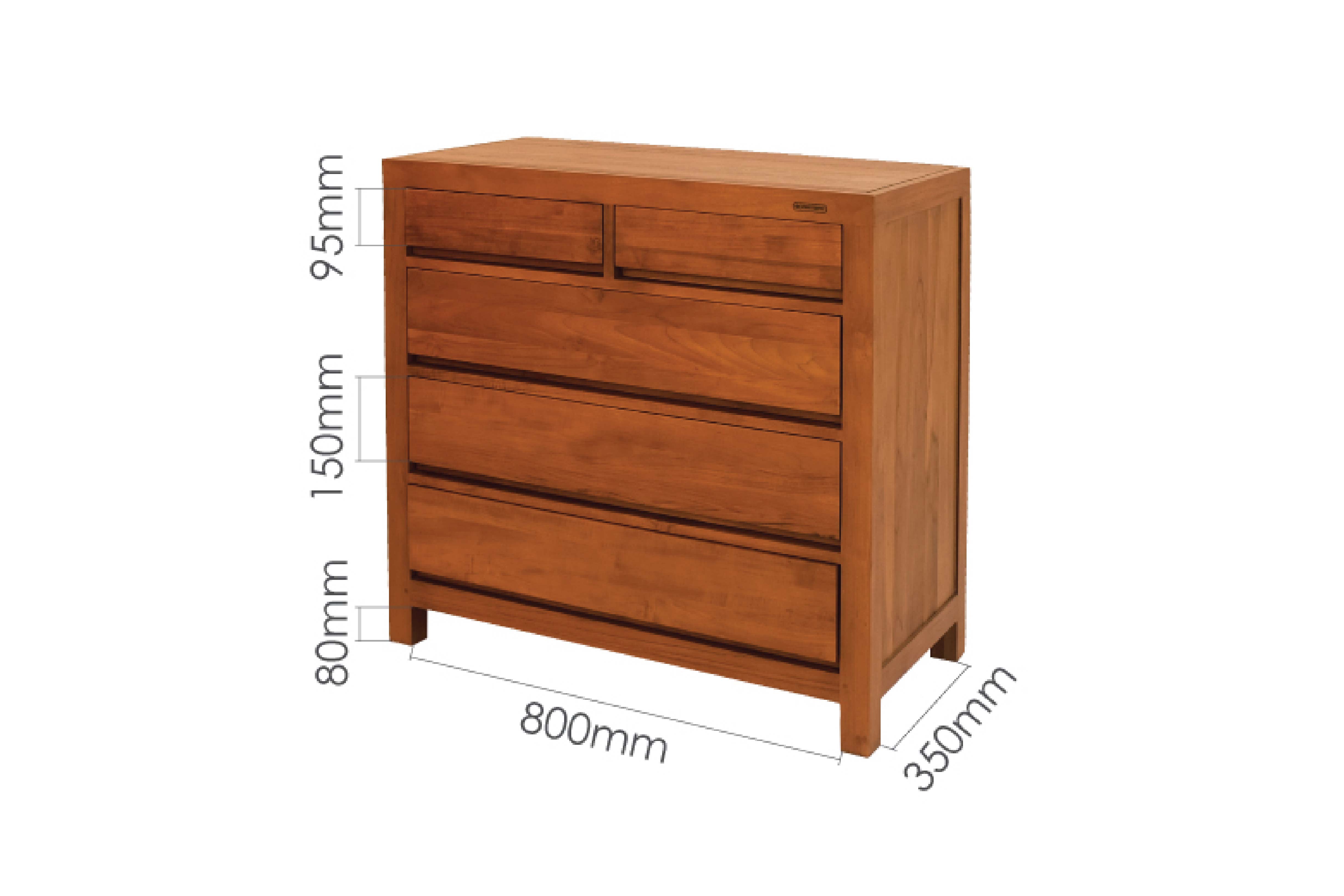 KLASS CHEST OF 5 DRAWERS