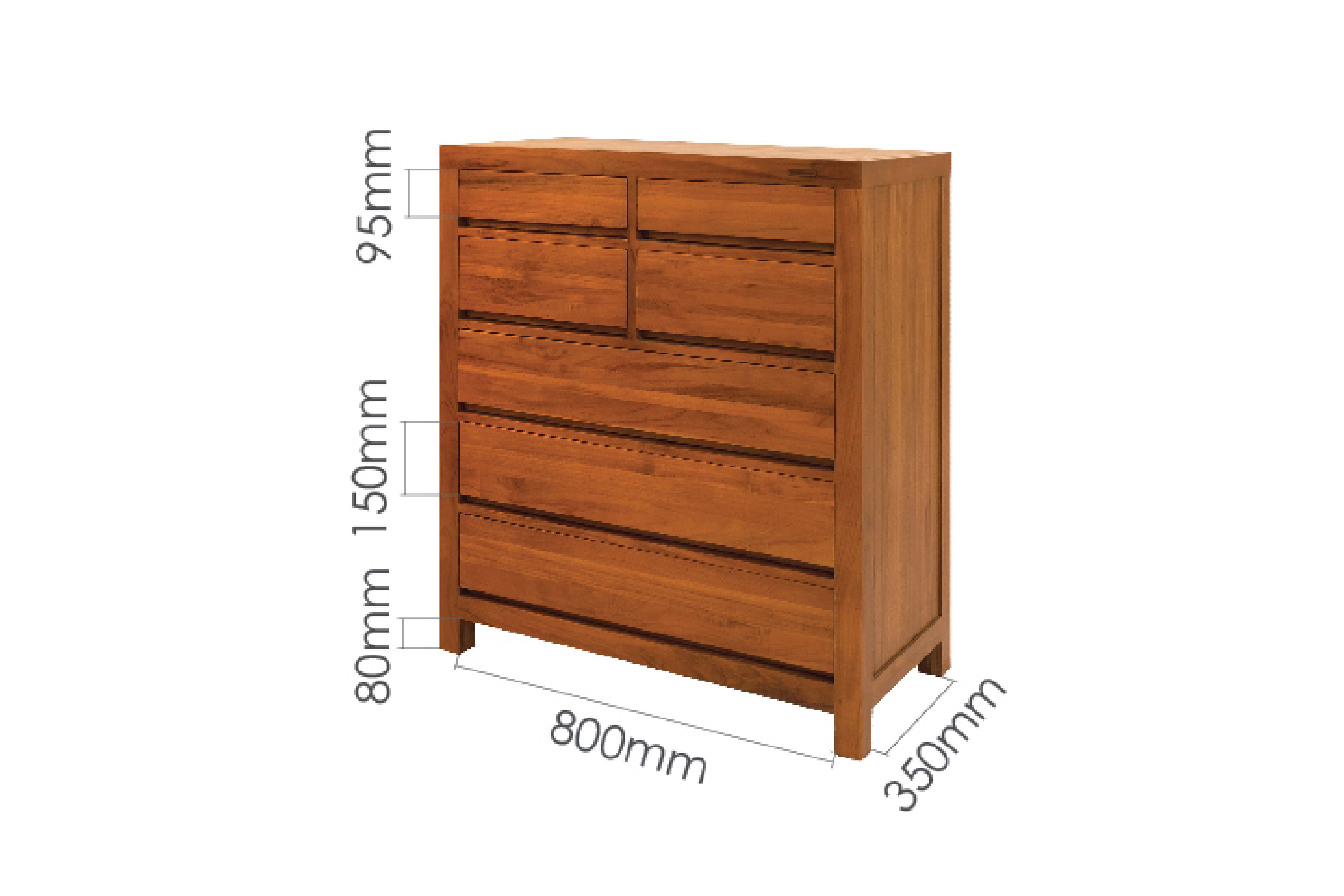 KLASS CHEST OF 7 DRAWERS