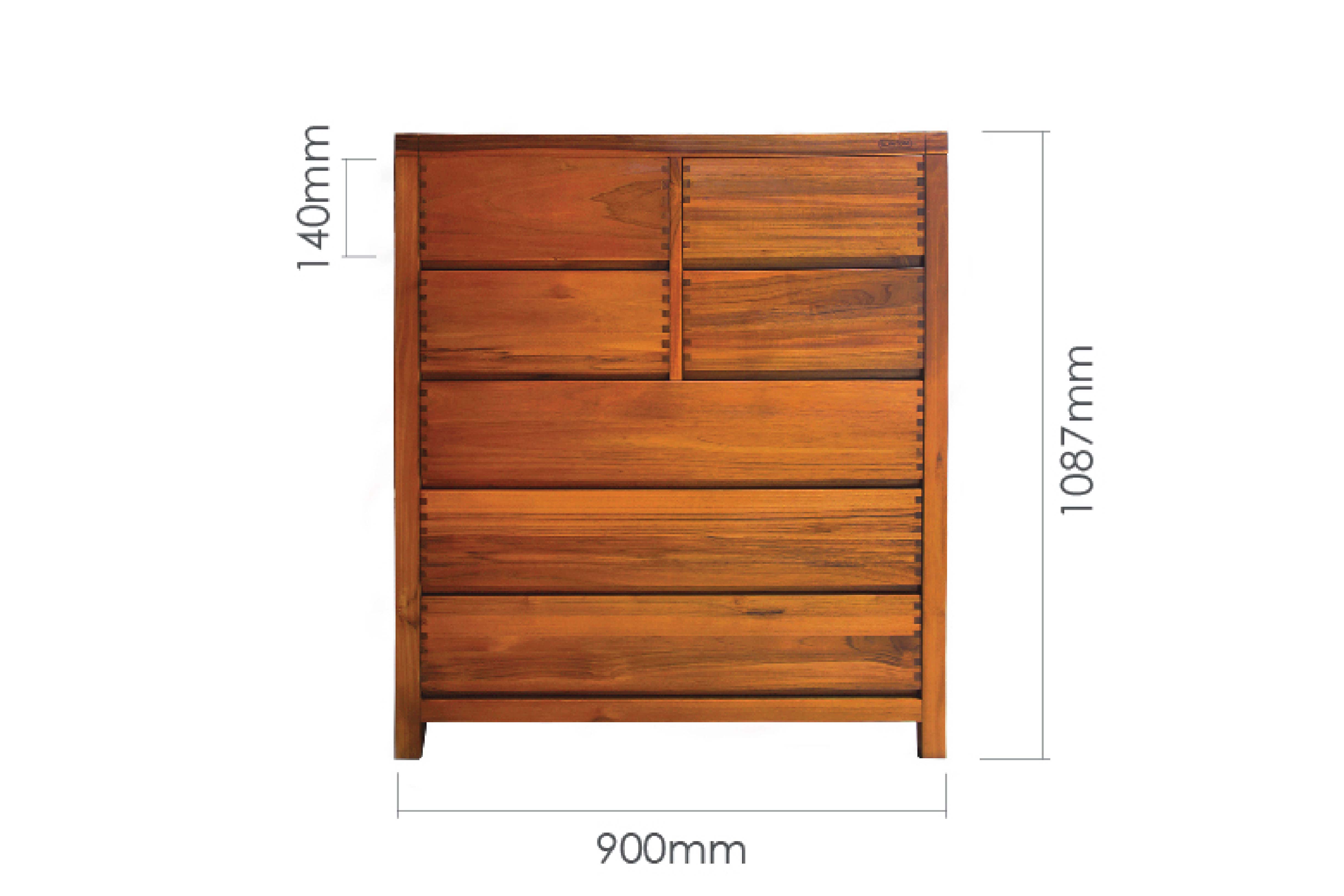 FISKE CHEST OF 7 DRAWERS