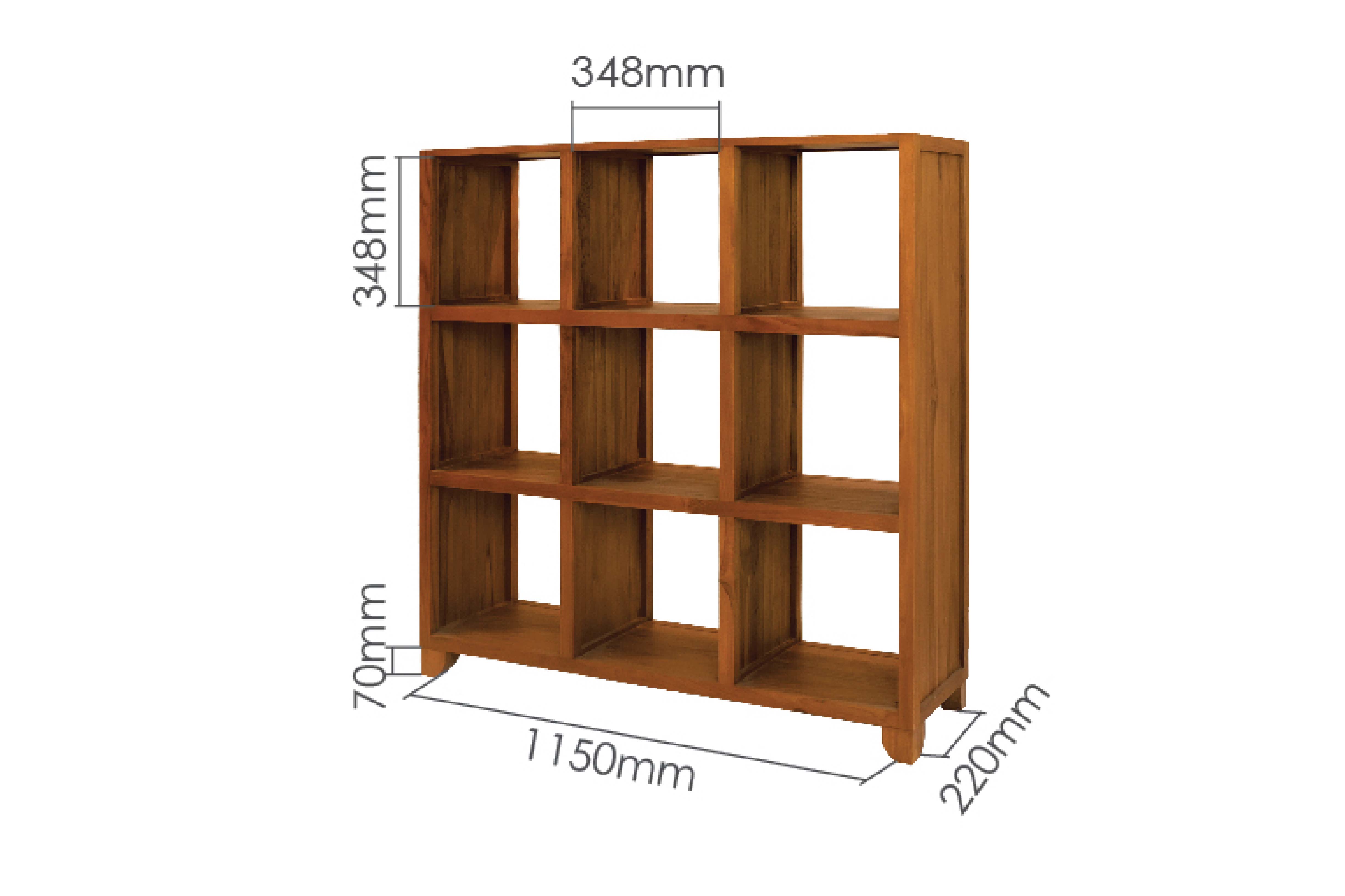 STELLAN BOOKCASE 3X3