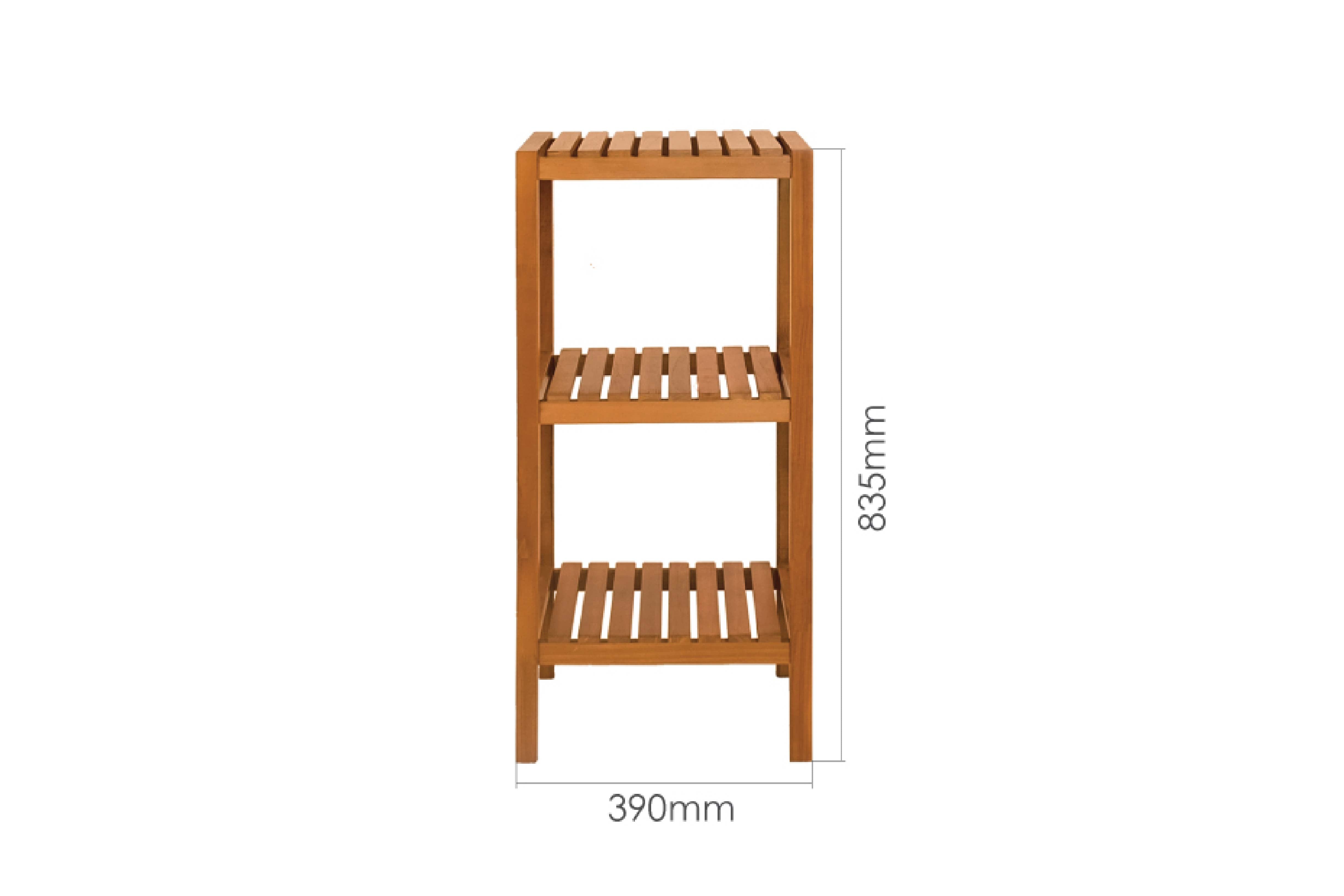 REKKI 3-TIER SHELF