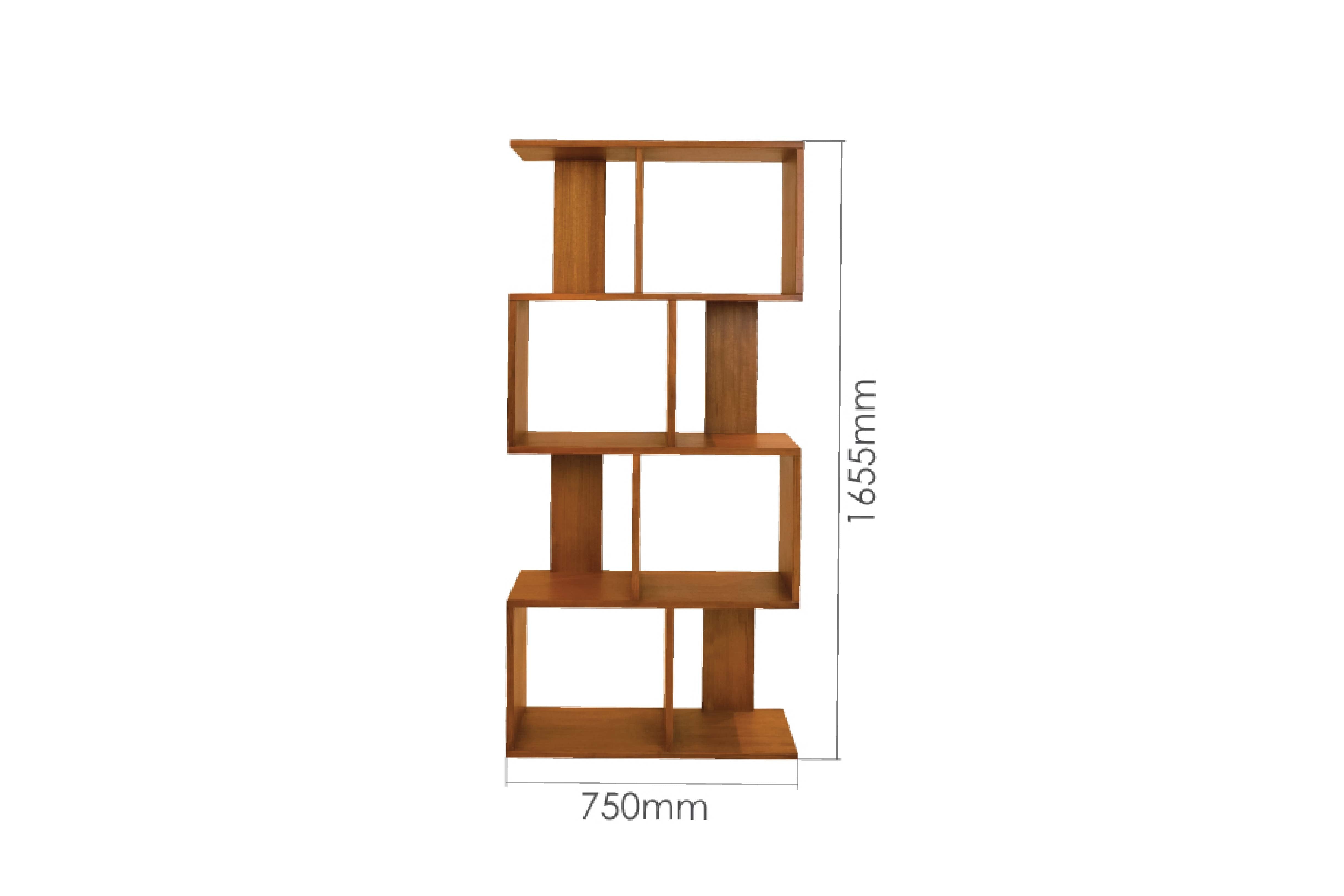 STIGA 4-TIER BOOKCASE