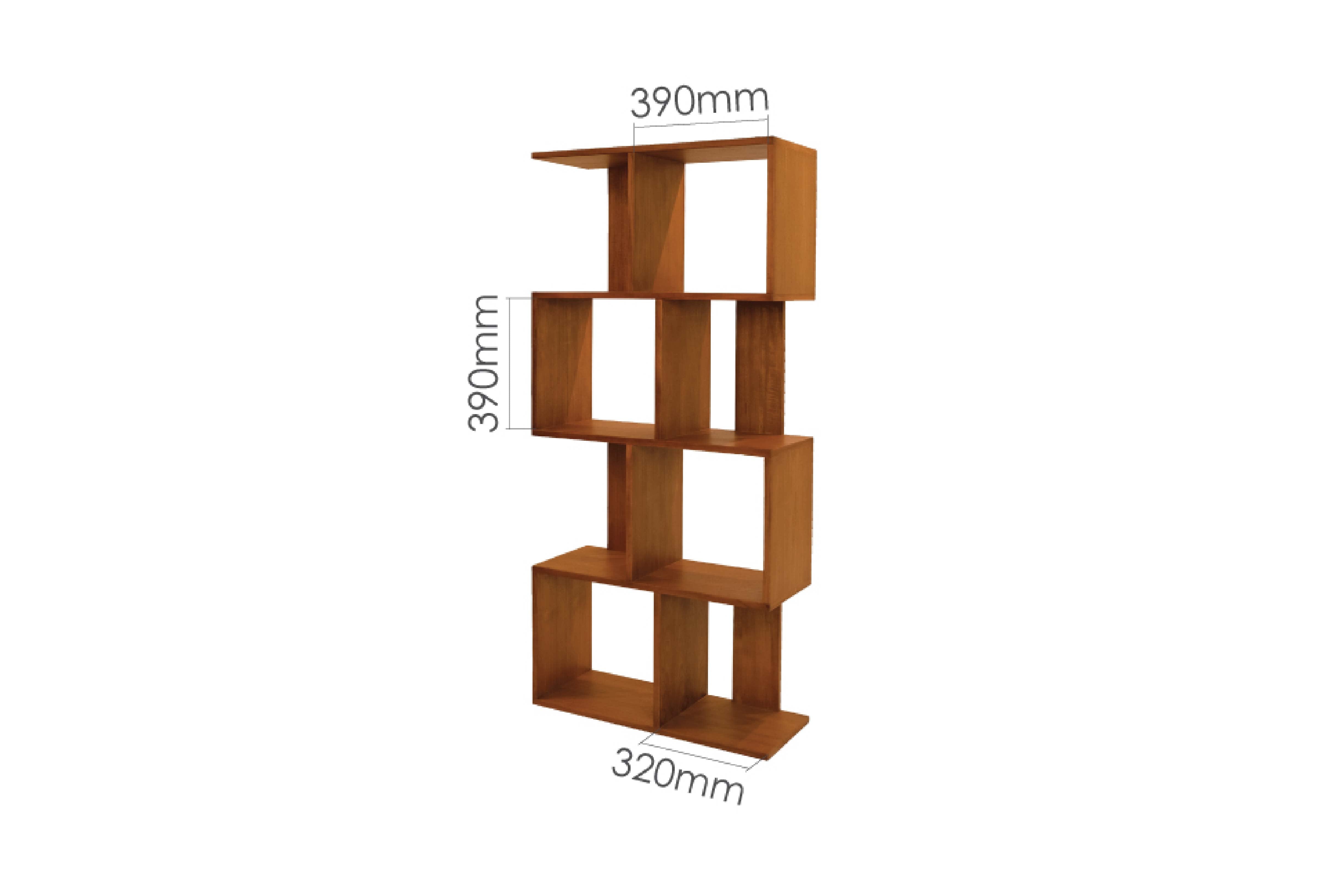 STIGA 4-TIER BOOKCASE