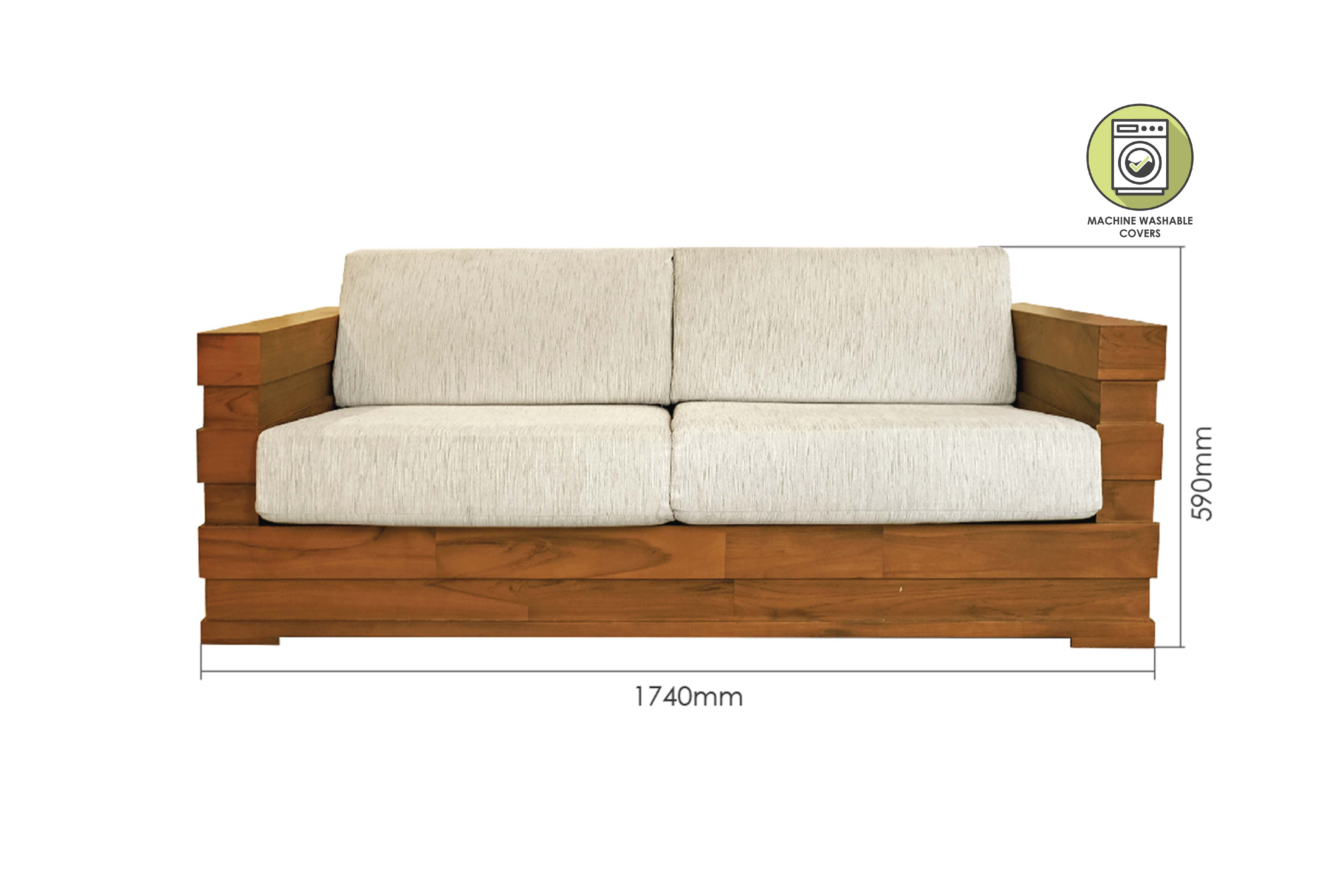 JASEN SOFA 2 SEATER