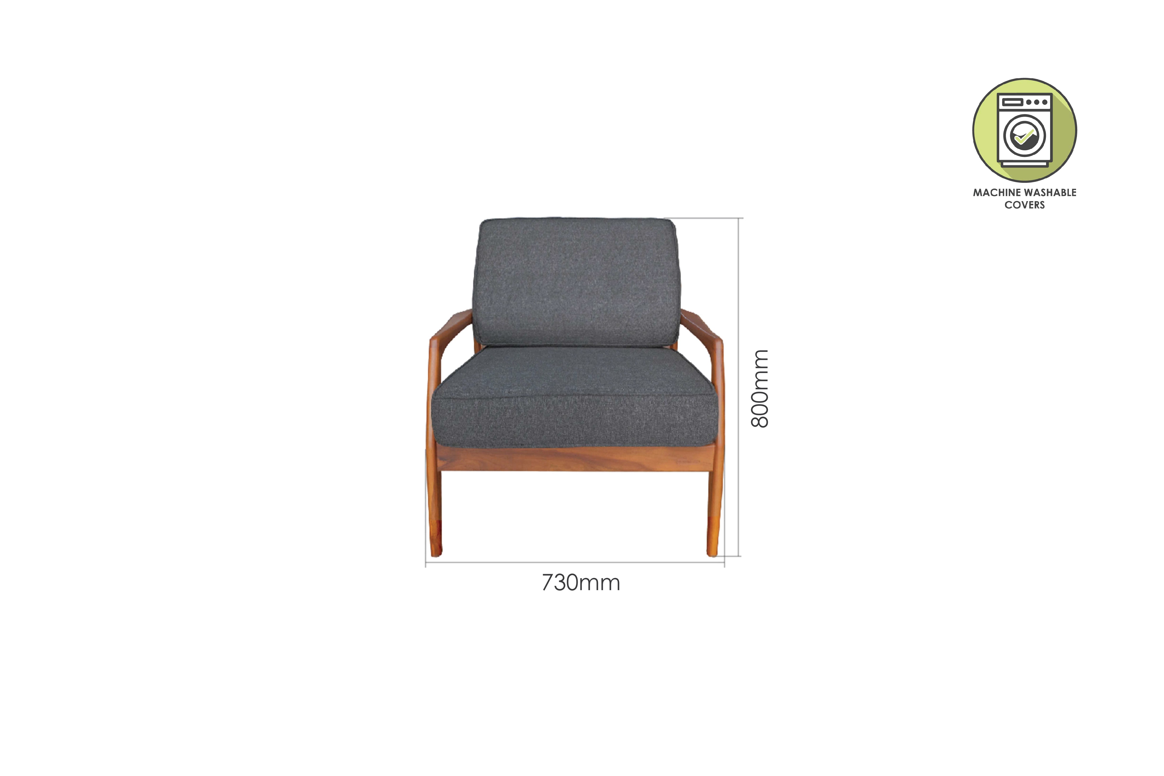 SPINKEL SOFA 1 SEATER