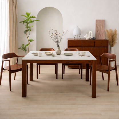 STEIN 120CM SINTERED STONE DINING TABLE