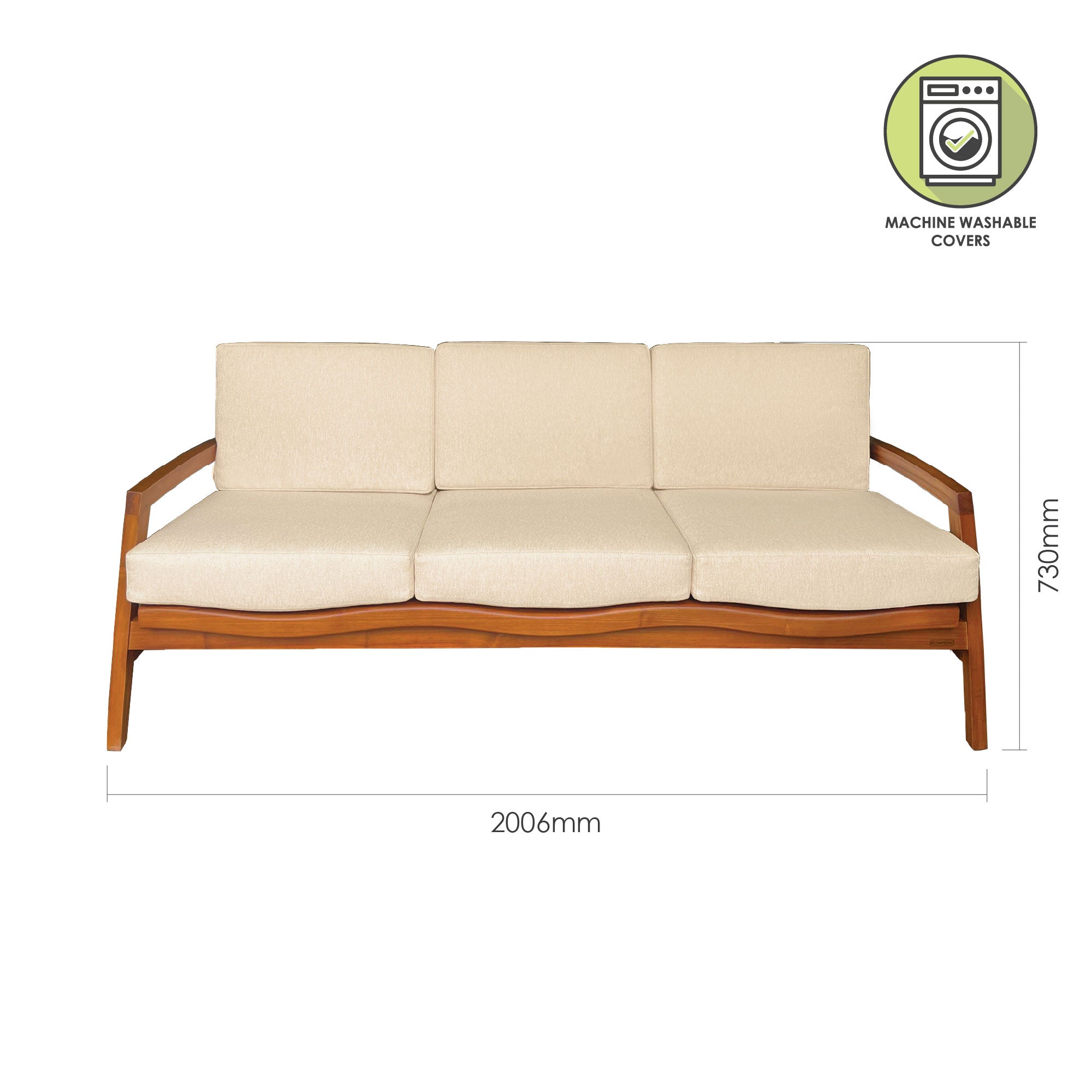 KESA SOFA 3 SEATER