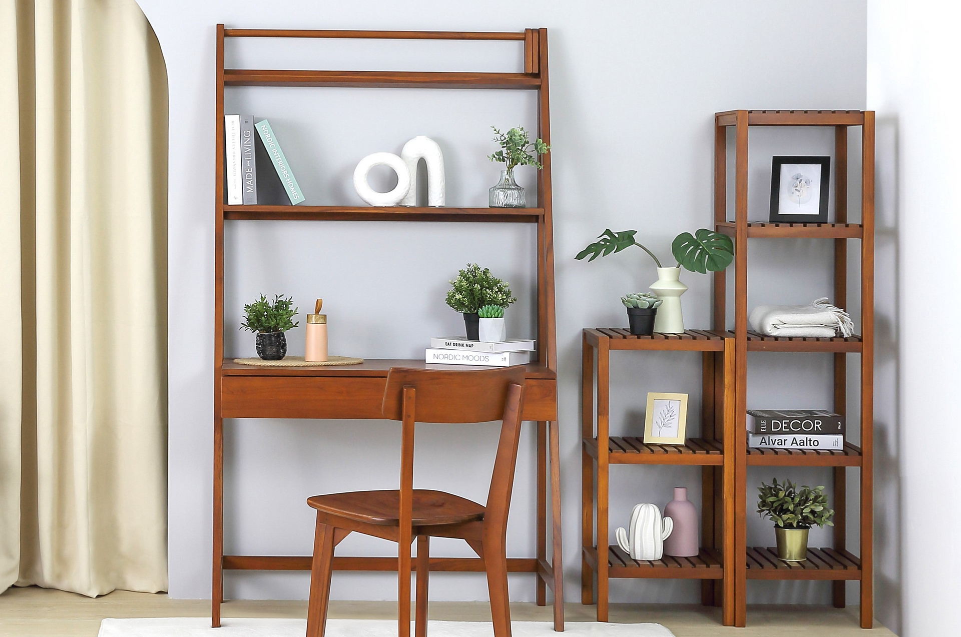 REKKI 5-TIER SHELF | Shelf - Living - Scanteak Singapore