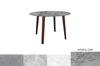 NORDSTEN 110CM SINTERED STONE ROUND DINING TABLE