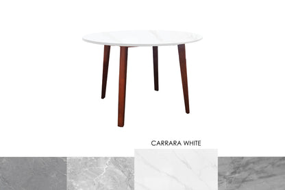 NORDSTEN 130CM SINTERED STONE ROUND DINING TABLE