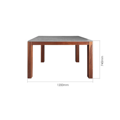 STEIN 120CM SINTERED STONE DINING TABLE