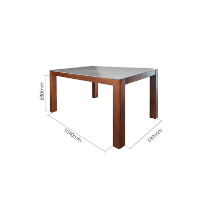 STEIN 120CM SINTERED STONE DINING TABLE