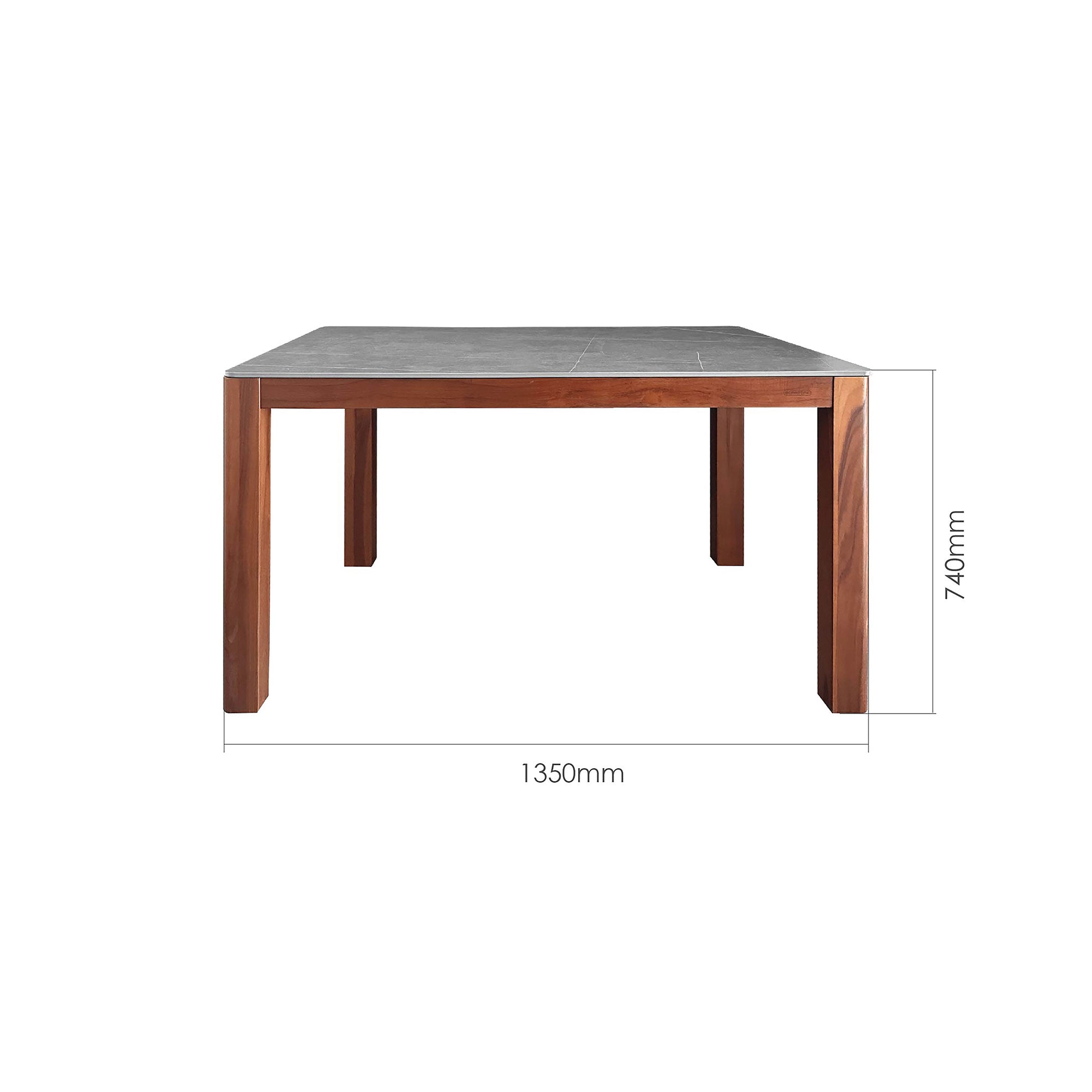 STEIN 135CM SINTERED STONE DINING TABLE
