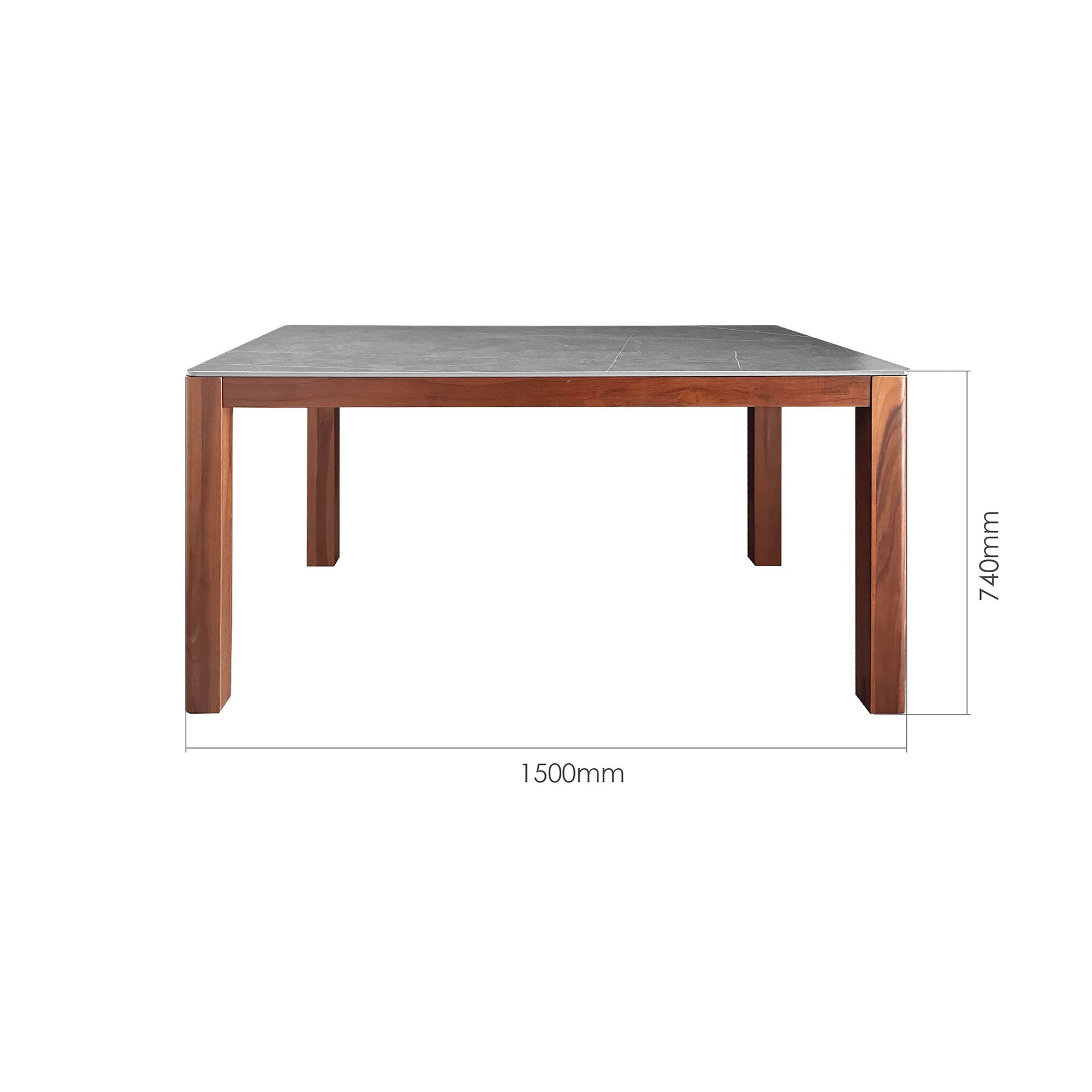 STEIN 150CM SINTERED STONE DINING TABLE