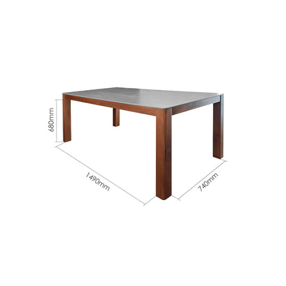 STEIN 165CM SINTERED STONE DINING TABLE
