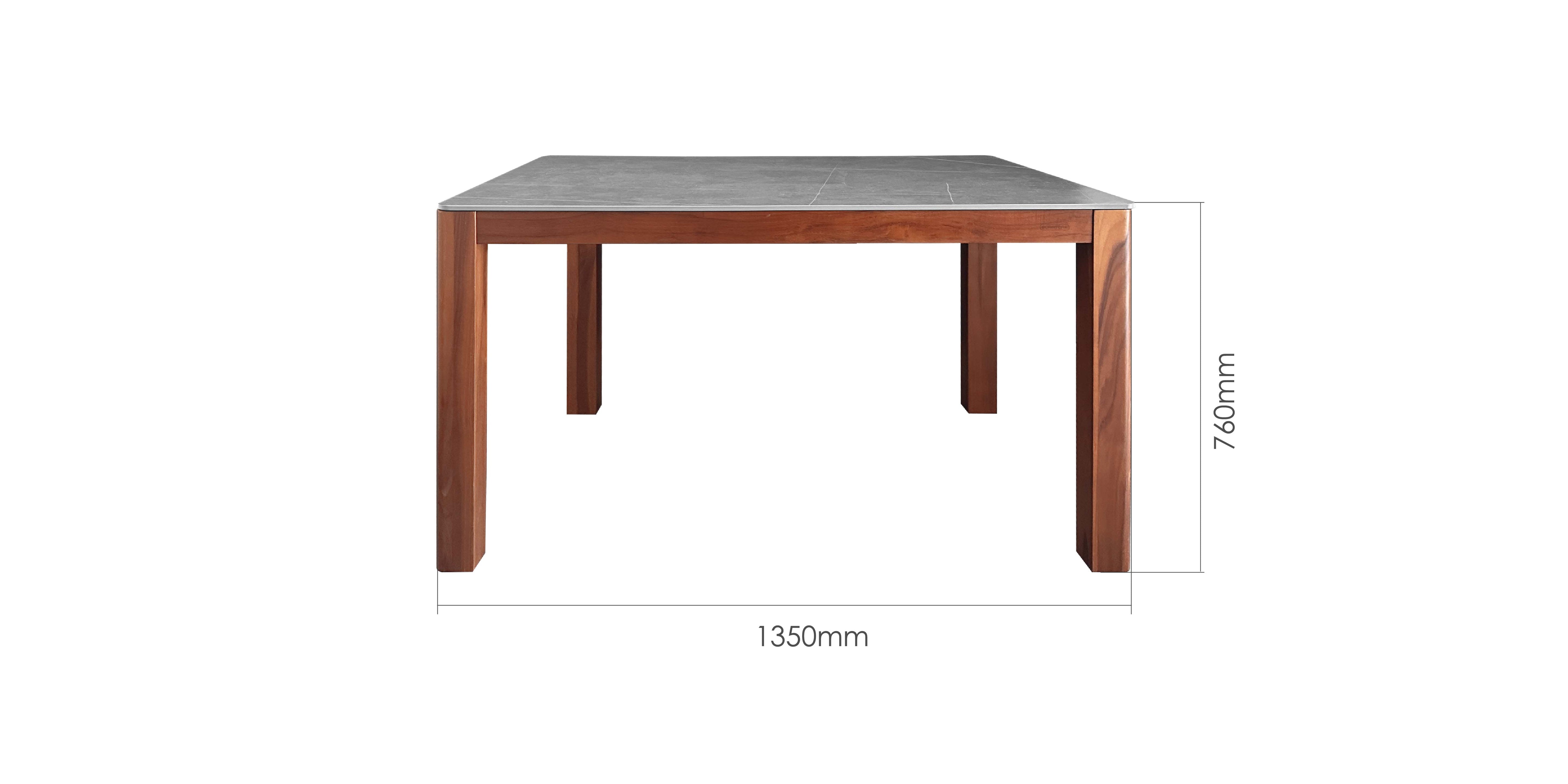 STEIN 135CM SINTERED STONE DINING TABLE
