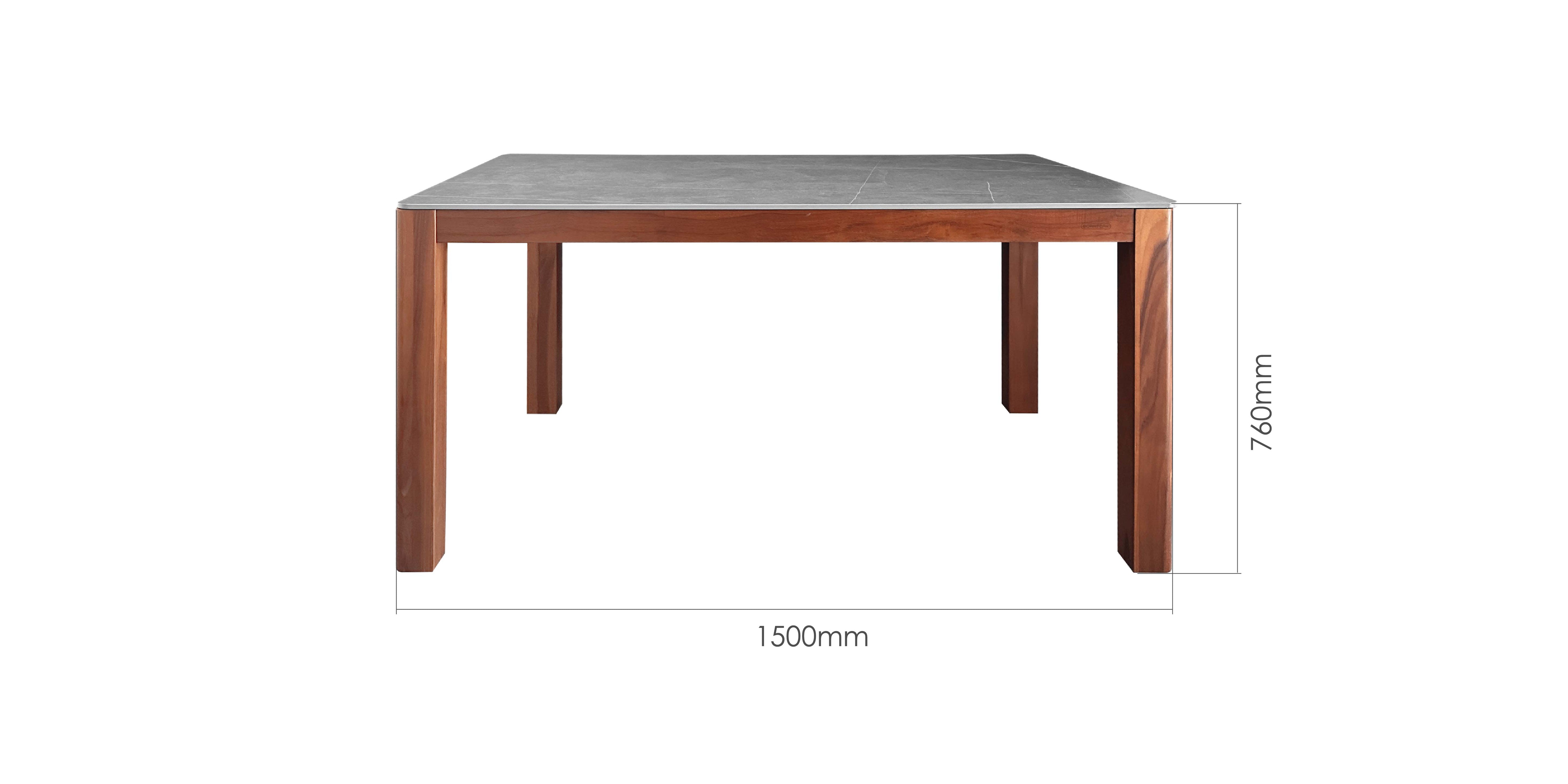 STEIN 150CM SINTERED STONE DINING TABLE