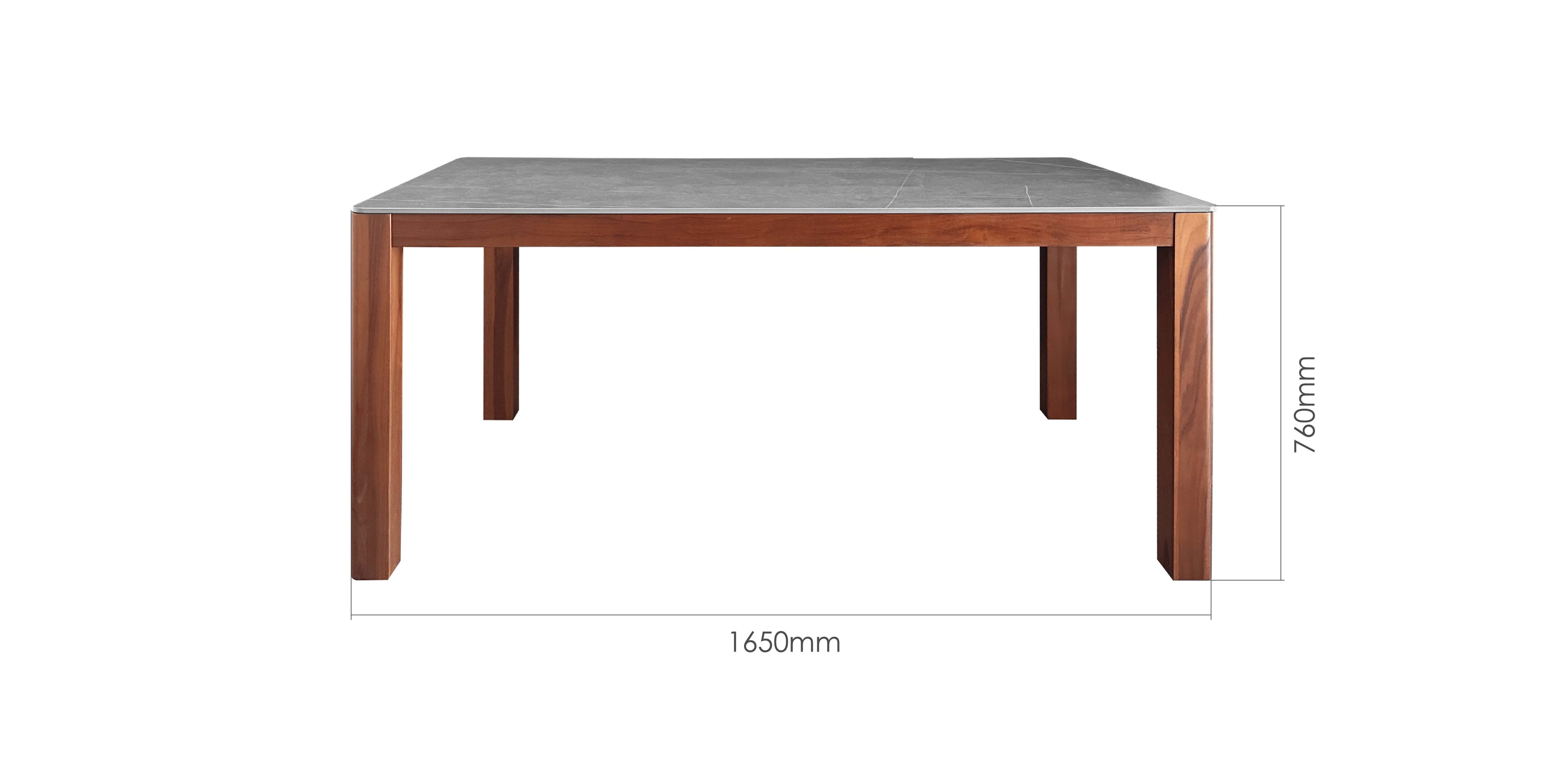 STEIN 165CM SINTERED STONE DINING TABLE