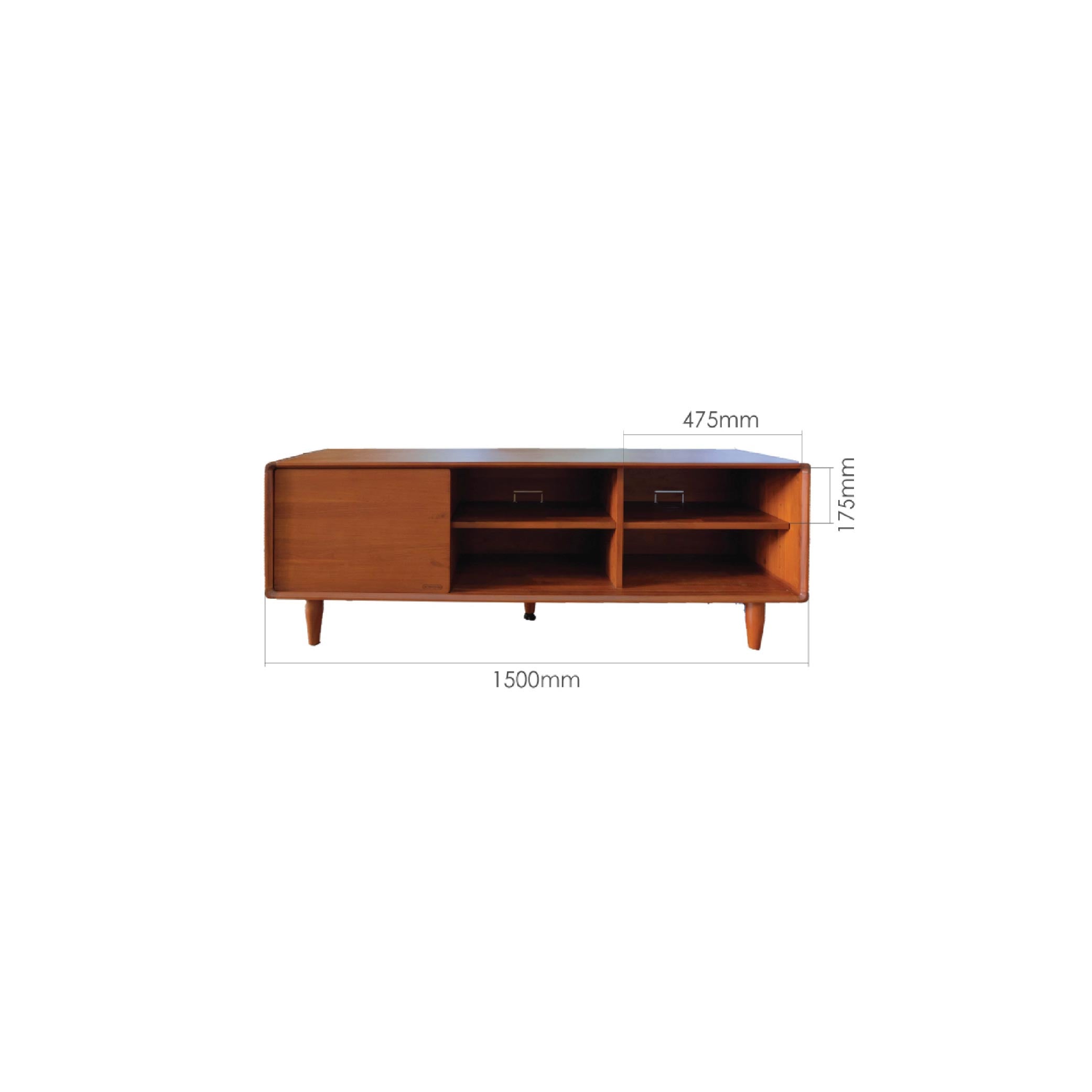 ENKEL 150CM TV SIDEBOARD | TV Sideboard - Living - Scanteak Singapore