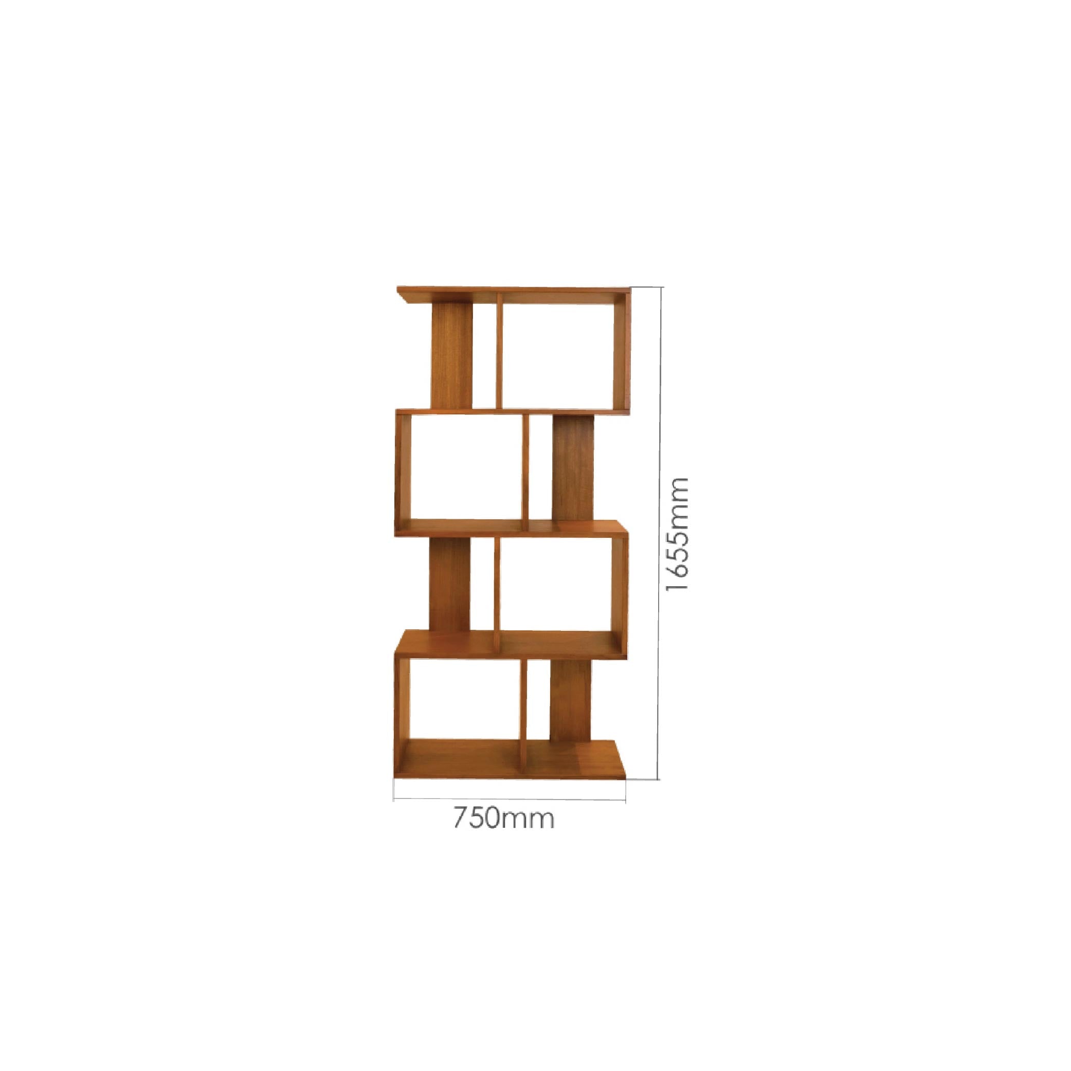 STIGA 4-TIER BOOKCASE