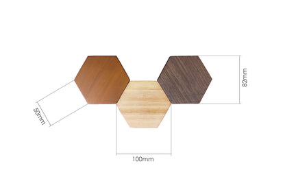 HEXAGON COASTERS (SET OF 3 PCS)