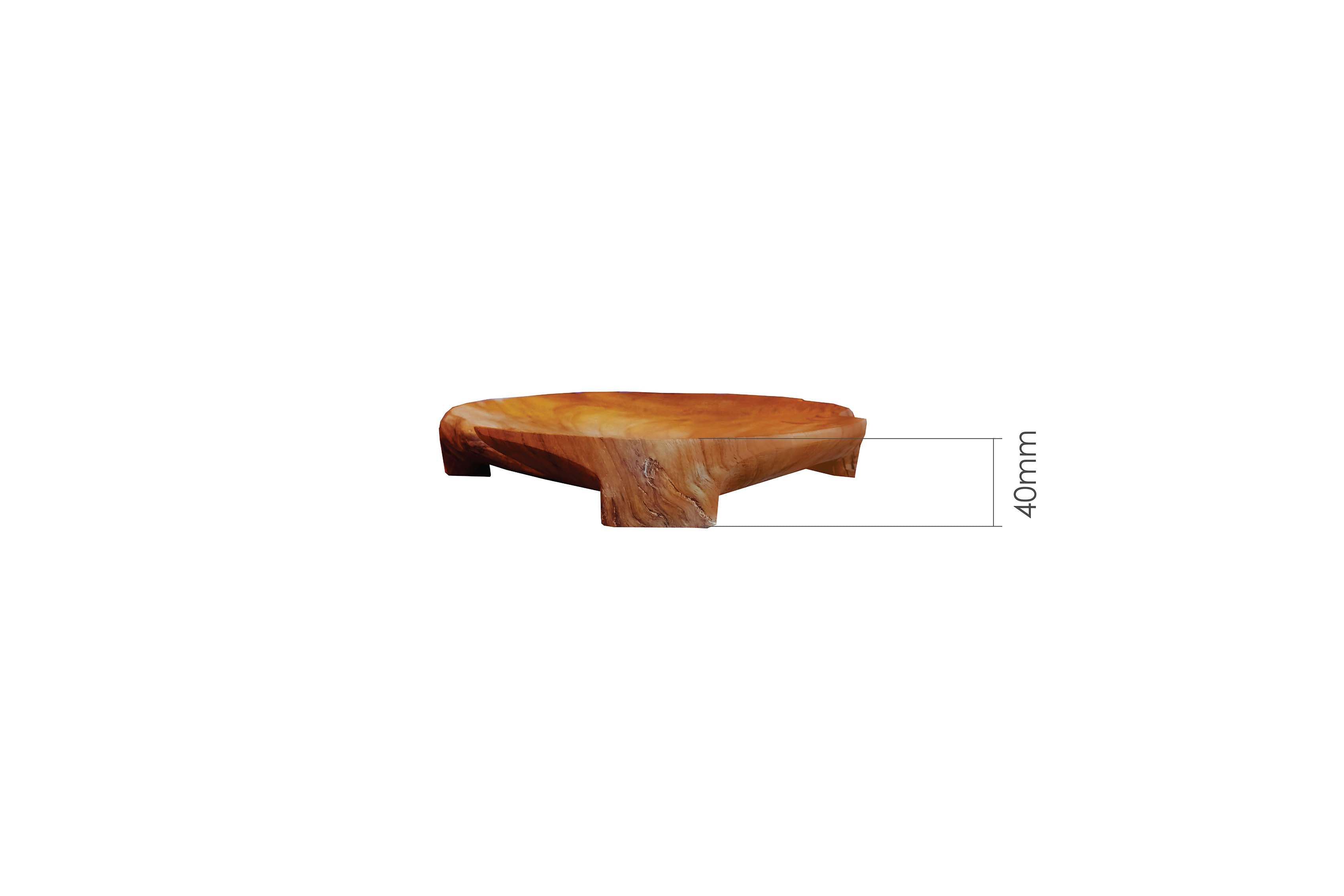 NATURAL TEAK DISH