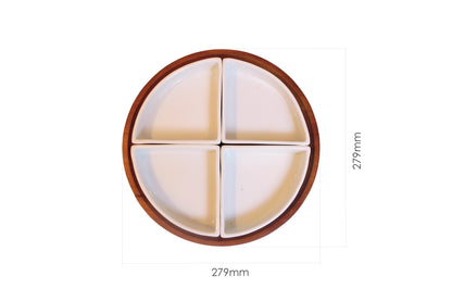 ROUND CHIP & DIP SERVER