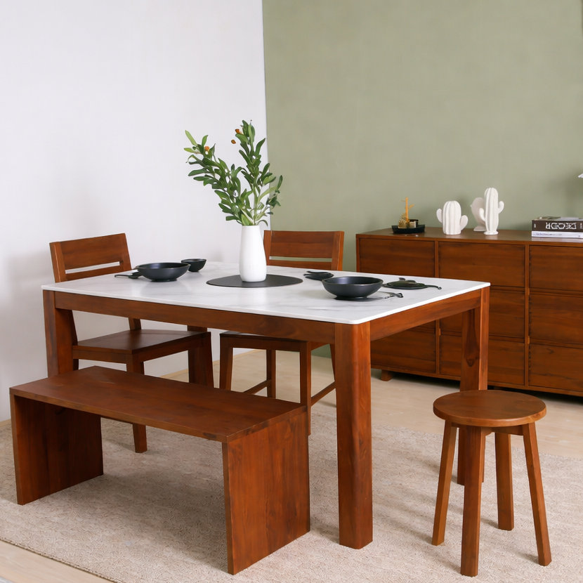 STEIN 135CM SINTERED STONE DINING TABLE