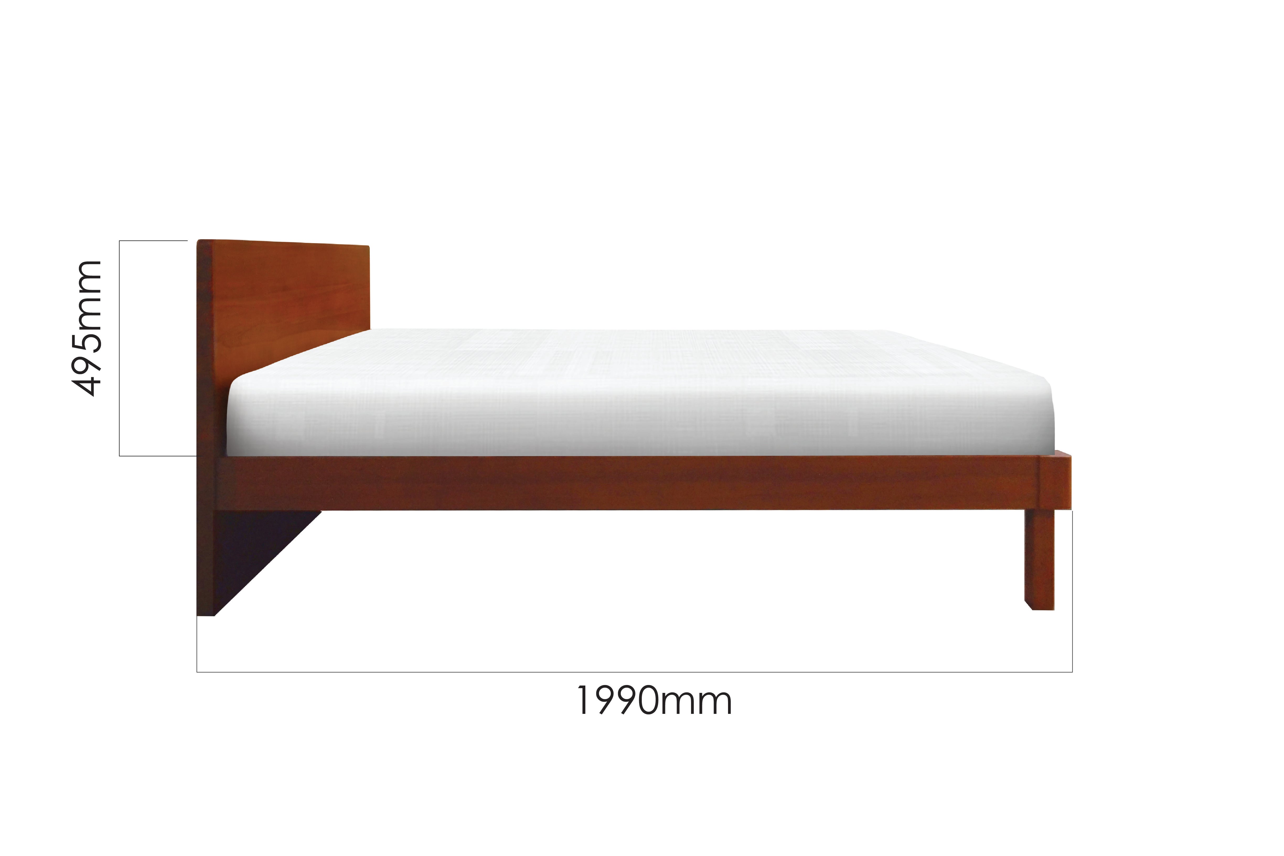 LEIKA 5FT QUEEN BED FRAME