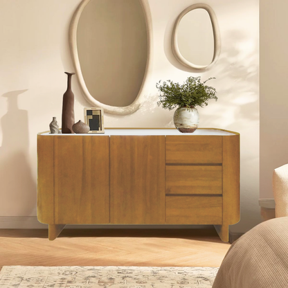 GLANS 160CM SIDEBOARD (NATURAL COLOUR)
