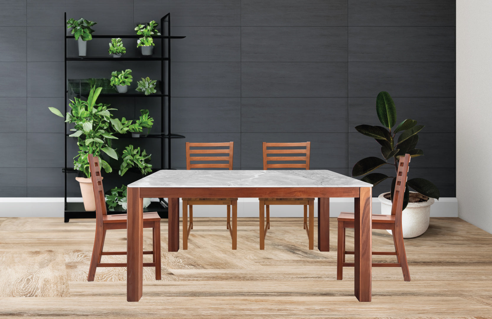 STEIN 120CM SINTERED STONE DINING TABLE