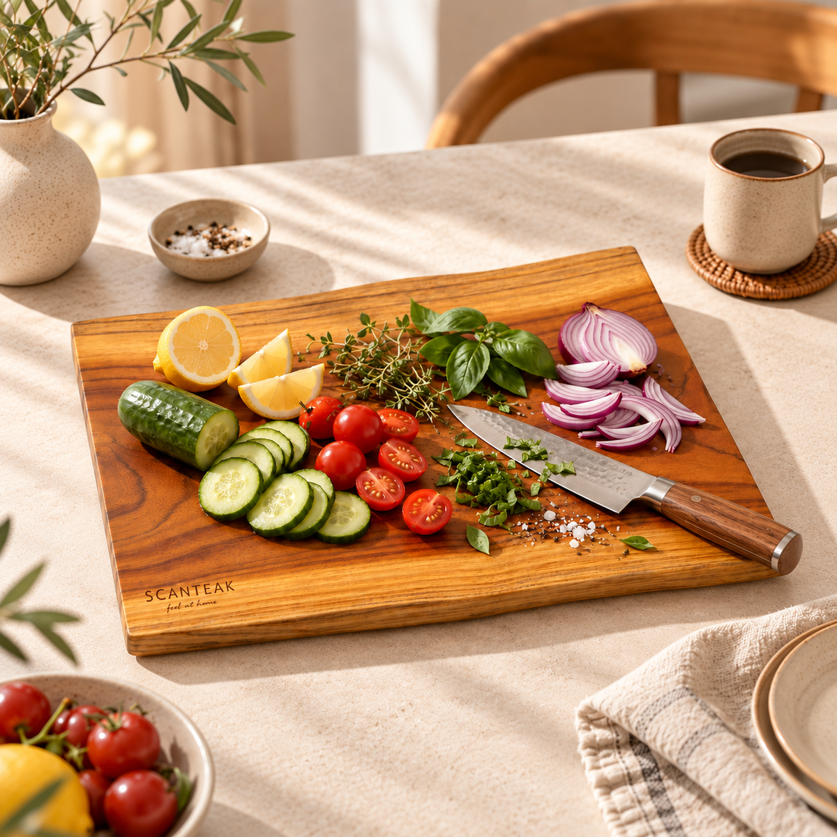 TEAK SERVING TRAY