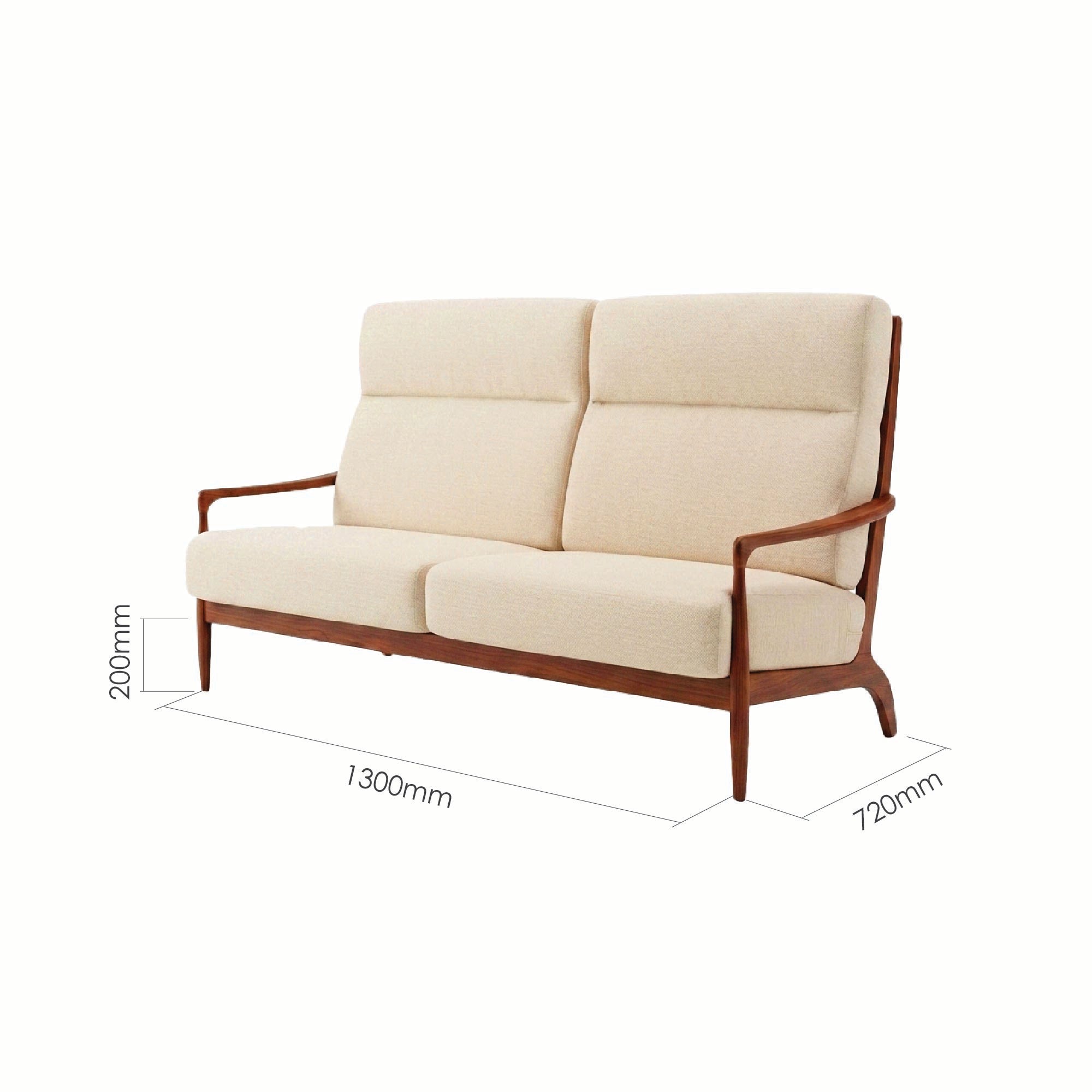 MELLA HIGH BACK SOFA 2 SEATER