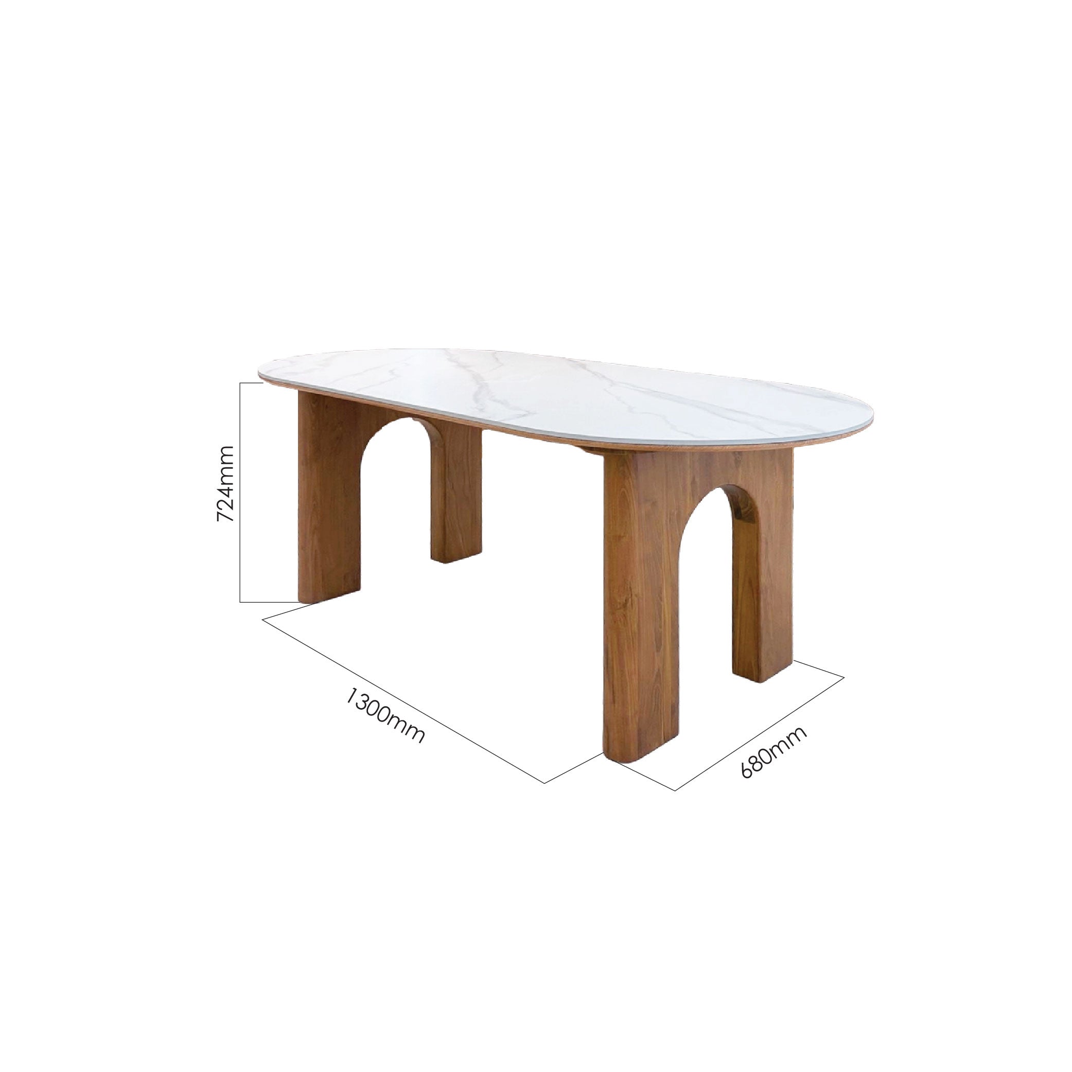 NORD 180CM SINTERED STONE DINING TABLE